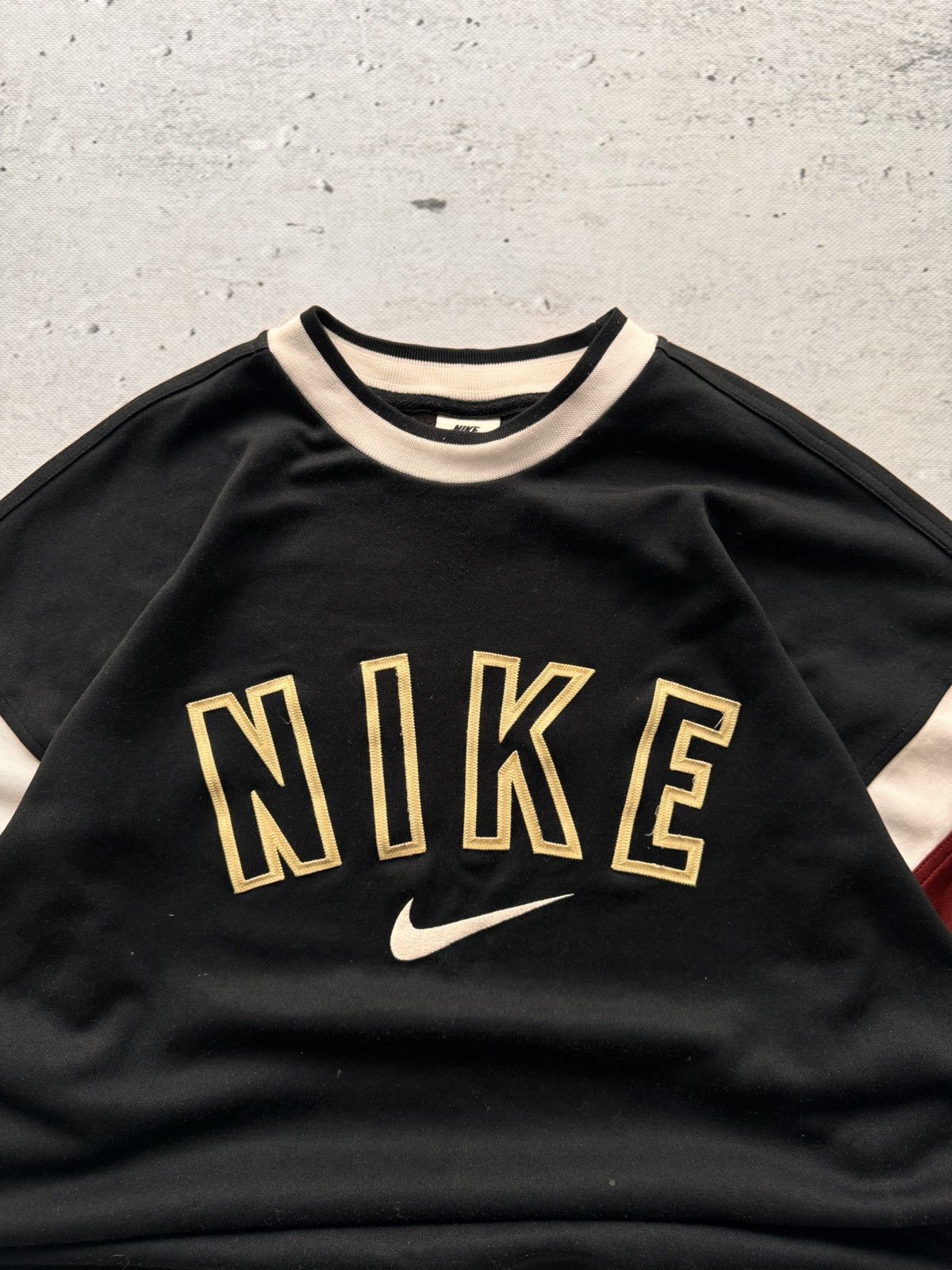 Nike × Vintage NIKE VINTAGE CENTER LOGO OVERSIZE BOXY SWEATSHIRT Size US XL / EU 56 / 4 - 3 Thumbnail