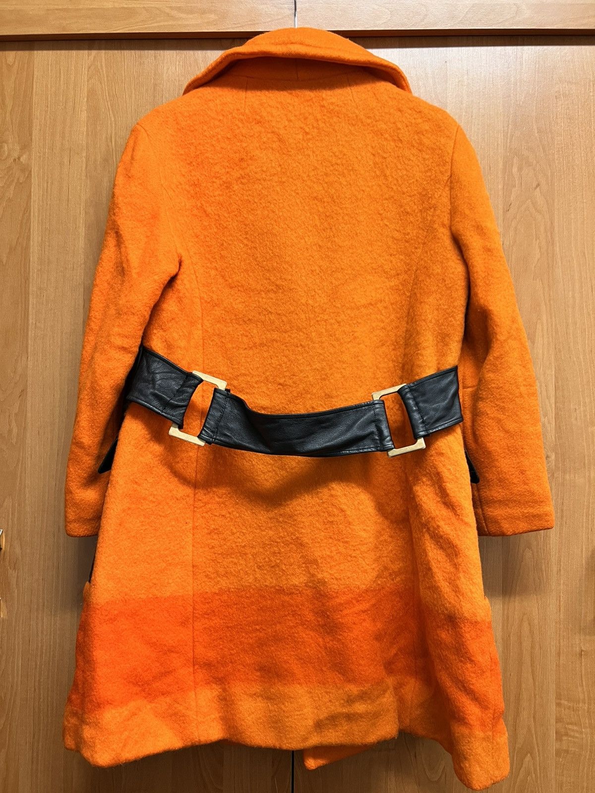 Hudsons Bay × Vintage Hudson’s Bay orange rare coat made in Canada 1940s 100% wool Size M / US 6-8 / IT 42-44 - 2 Thumbnail