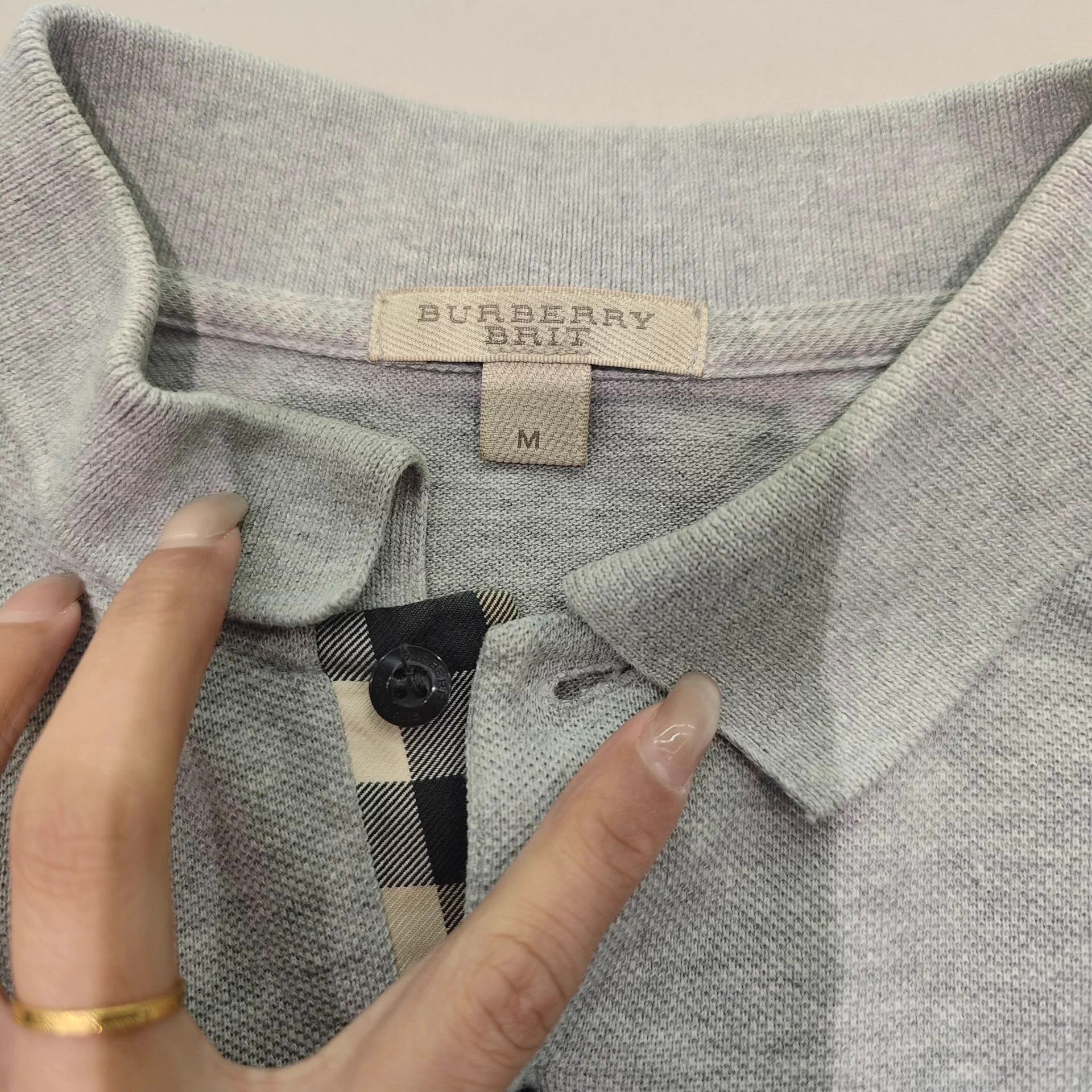 Burberry Burberry Long Sleeve Polo M - 99% New, Authentic Size US M / EU 48-50 / 2 - 3 Thumbnail