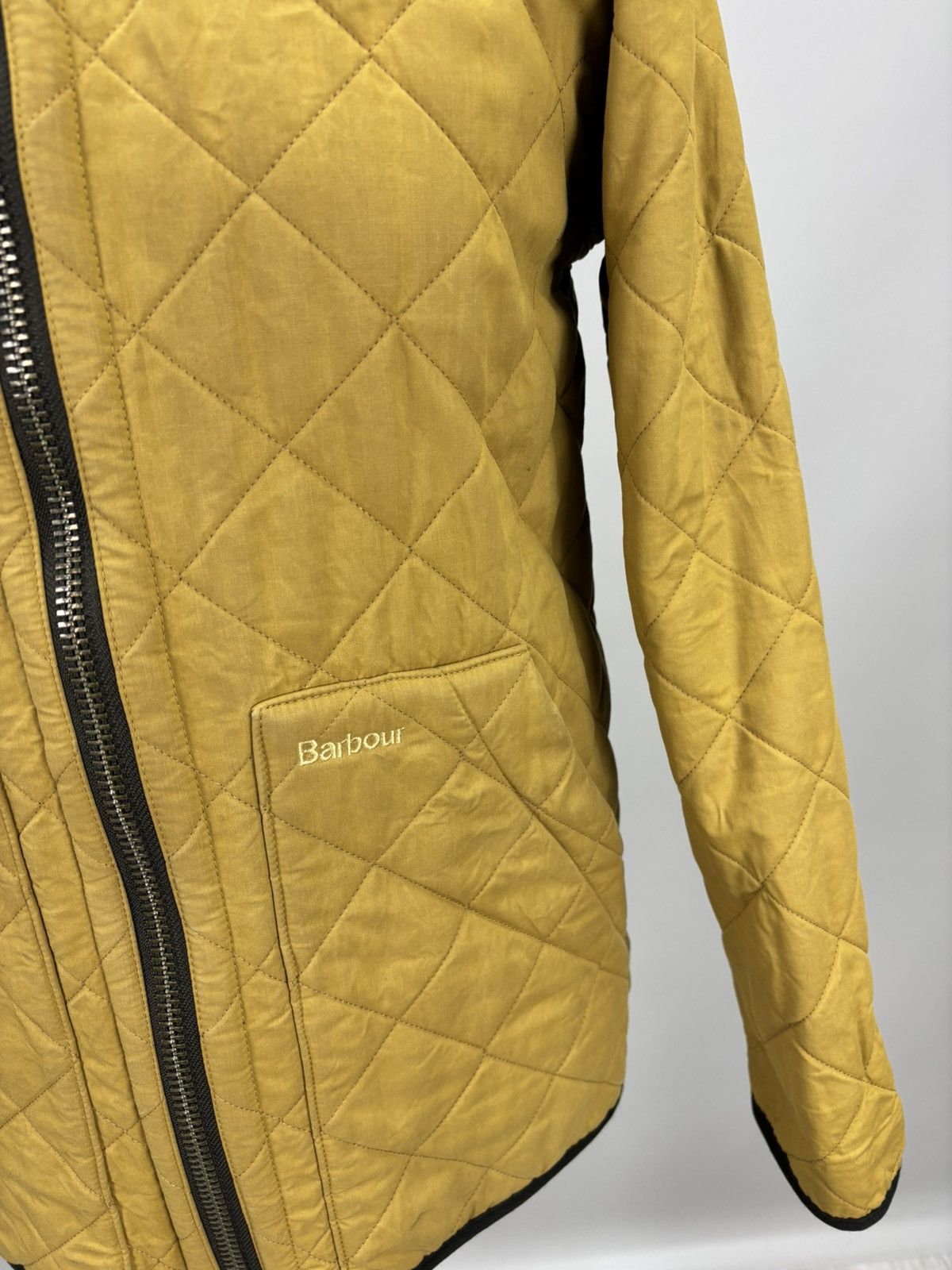 Barbour Mens jacket Barbour Duracotton Quilted Size S Color Yellow Size US S / EU 44-46 / 1 - 3 Thumbnail