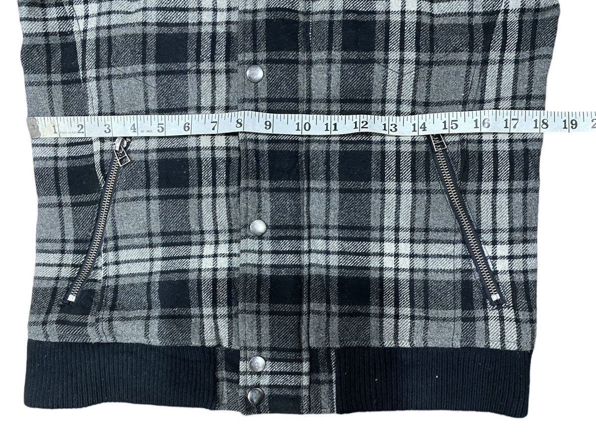 semanticdesign Rare SEMANTIC DESIGN Wool Checkered Zipper Jacket (M) Size US M / EU 48-50 / 2 - 22 Thumbnail