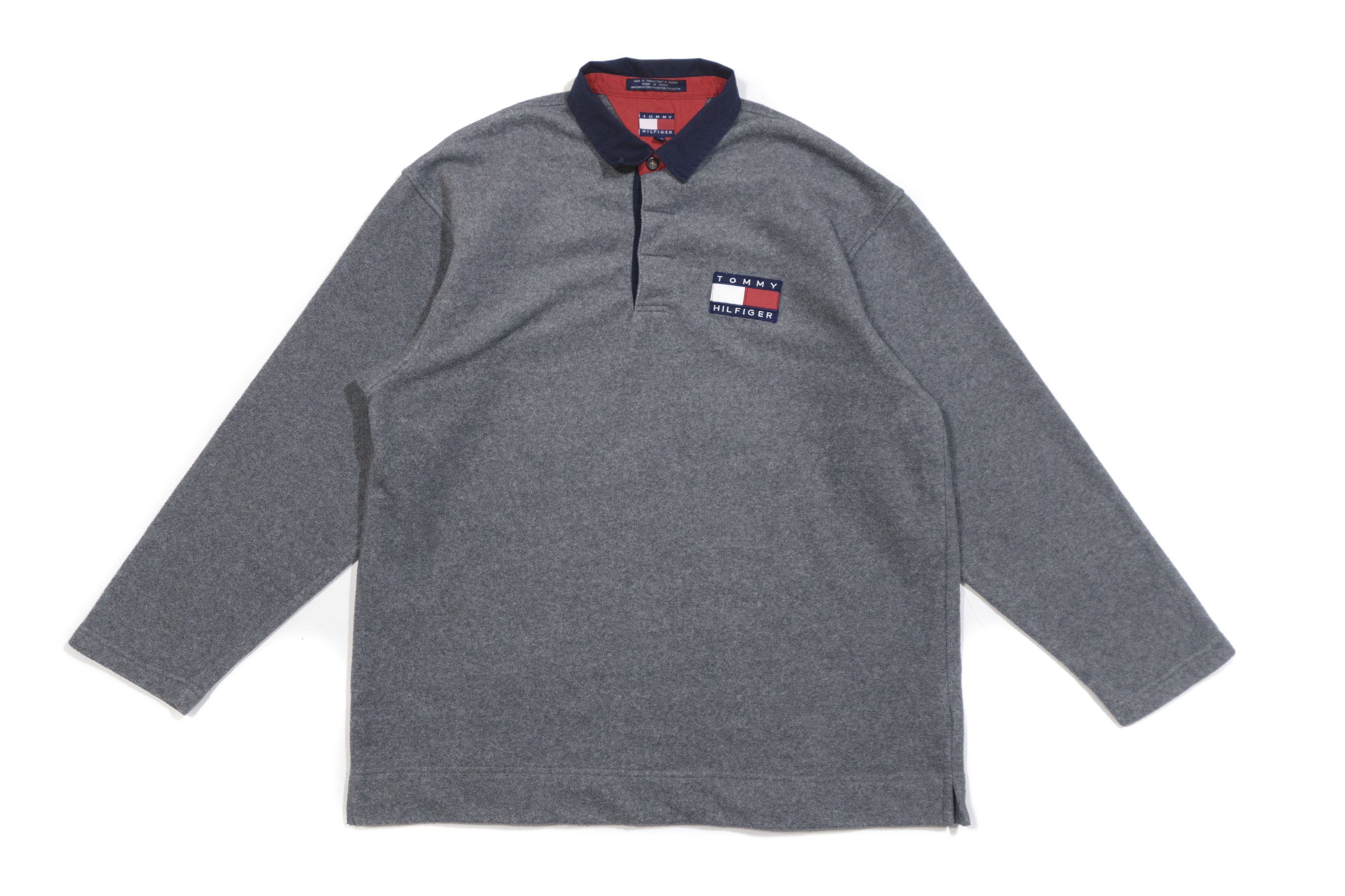 Tommy Hilfiger 90S Logo Fleece Jacket Size US L / EU 52-54 / 3 - 1 Thumbnail