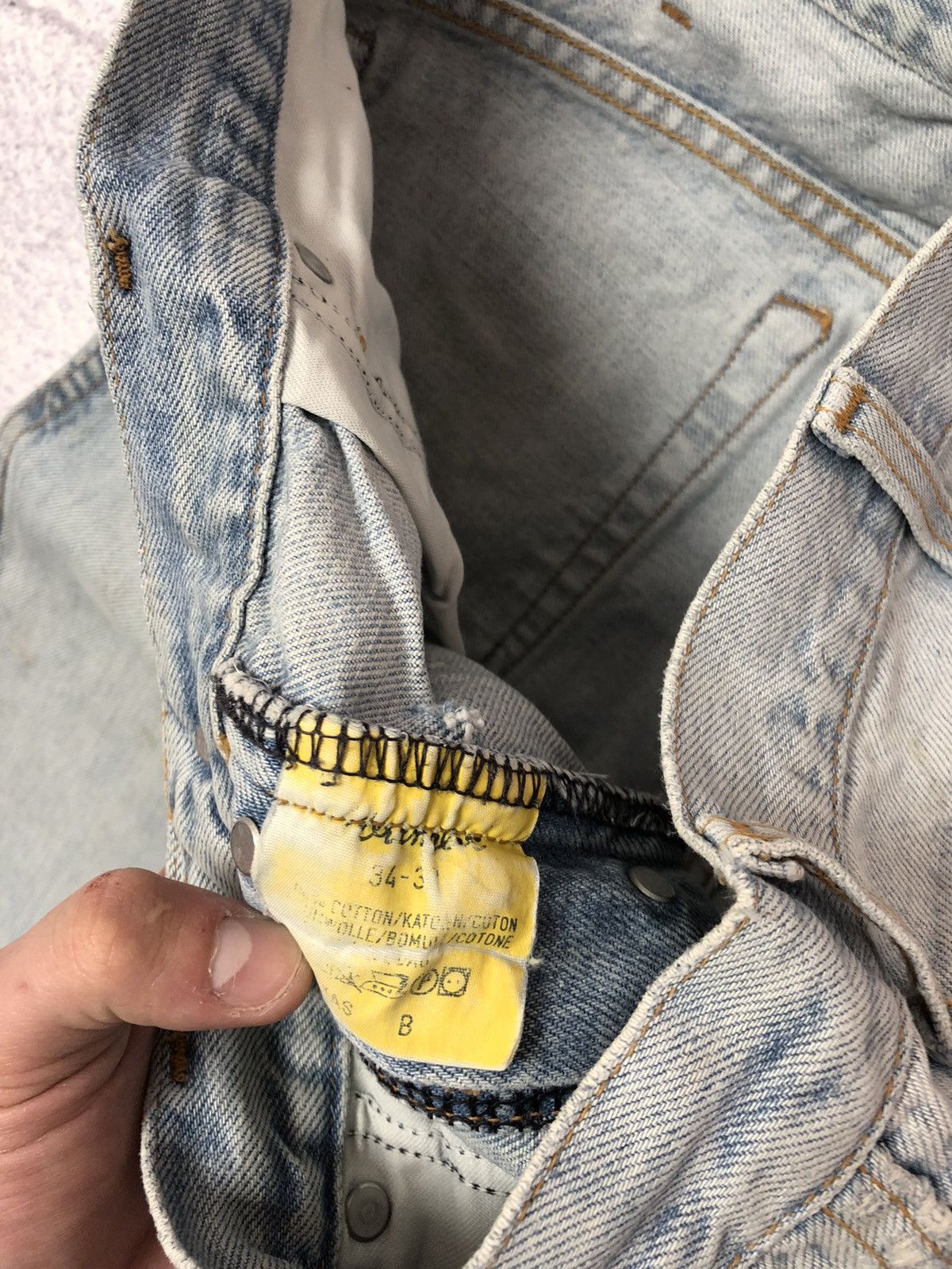 Vintage × Wrangler Vintage short jeans Wrangler size 34 y2k casual rare ykk Size US 34 / EU 50 - 4 Thumbnail