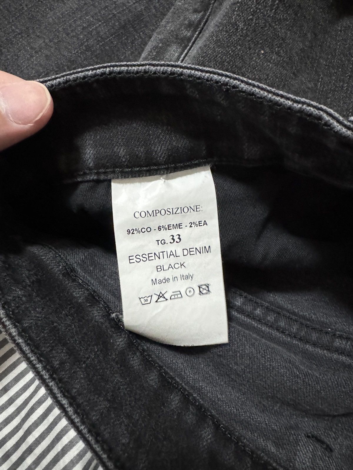Represent Clo. Represent Essential Denim Black size 33 Size US 33 - 5 Thumbnail