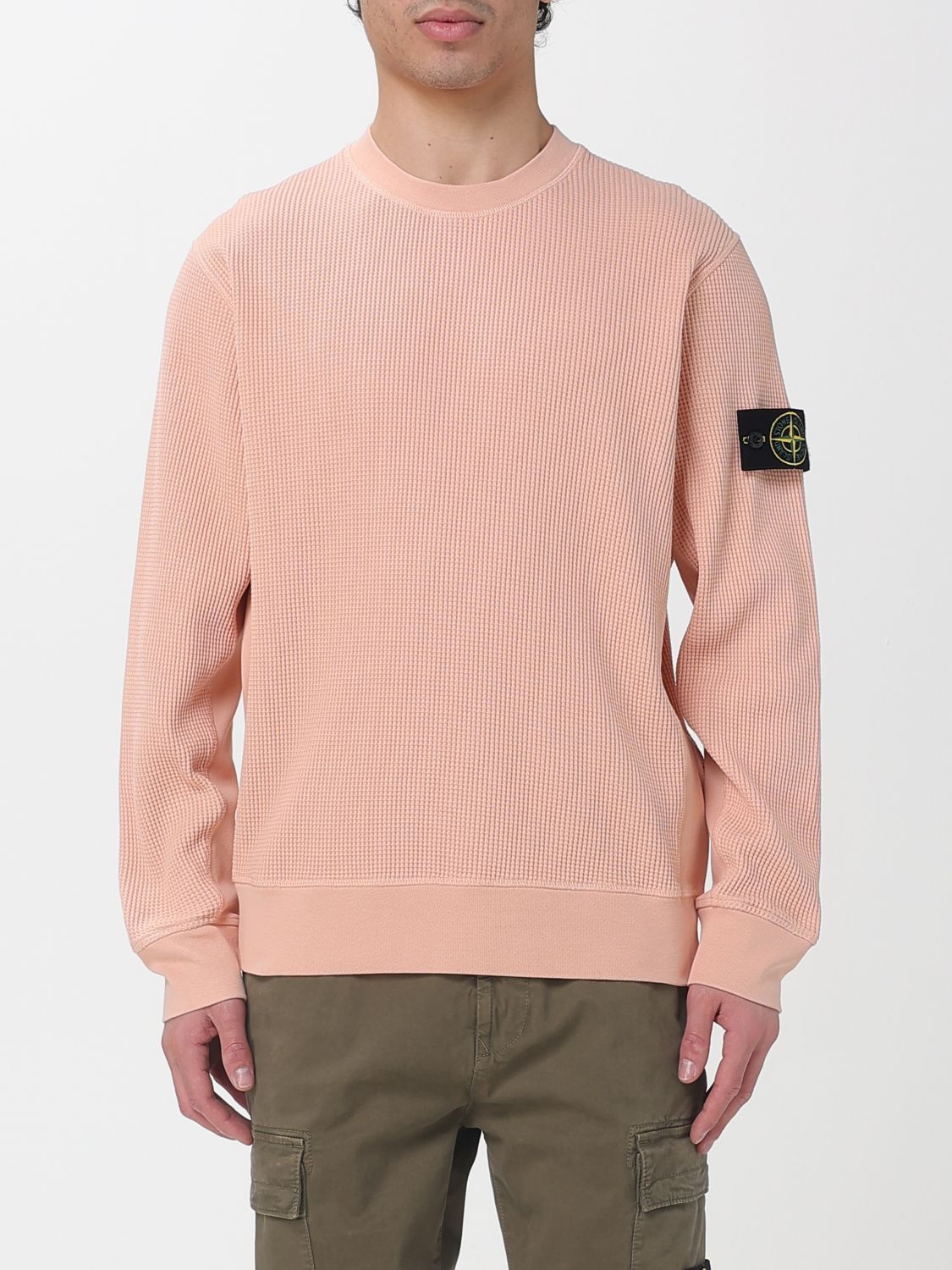 Stone Island Stone Island Sweatshirt Men Pink Size US L / EU 52-54 / 3 - 1 Thumbnail