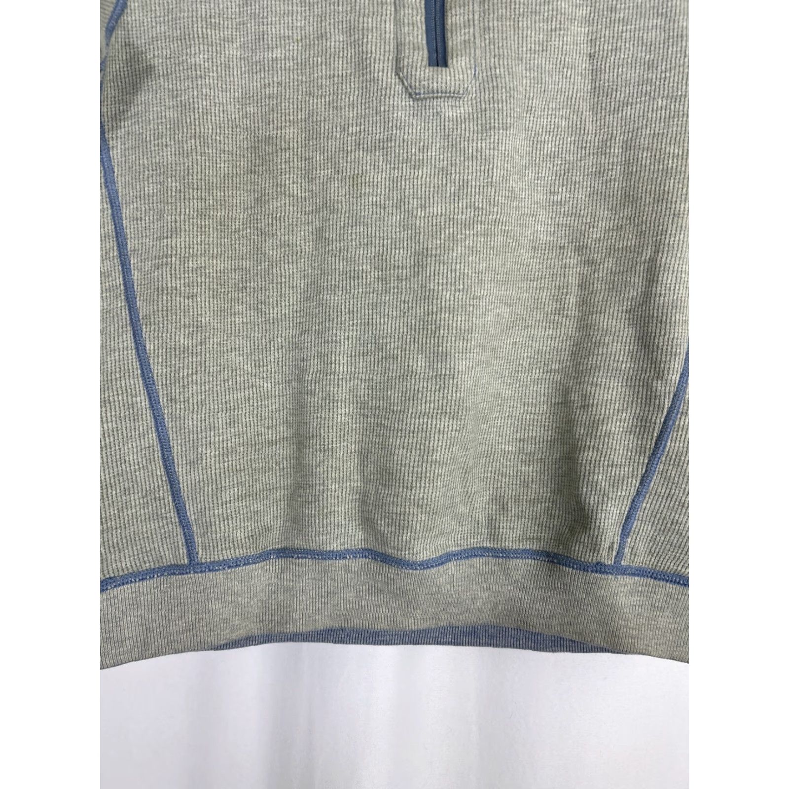 Tommy Bahama Tommy Bahama Mens Medium 1/4 Zip Reversible Pullover Sweater Long Sleeve Cotton Size US M / EU 48-50 / 2 - 6 Thumbnail