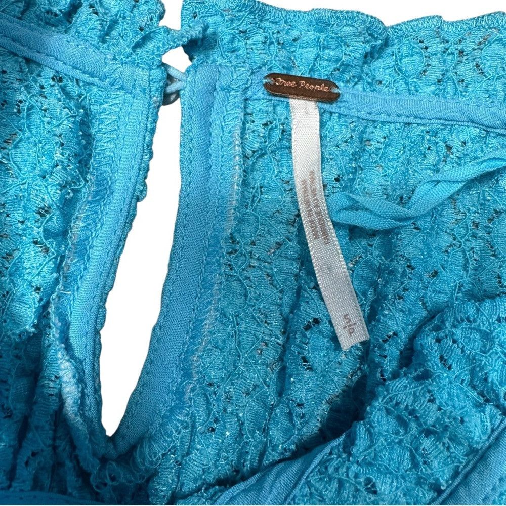 Free People Free People Blue Cinch Me Top Size S Size S / US 4 / IT 40 - 7 Thumbnail