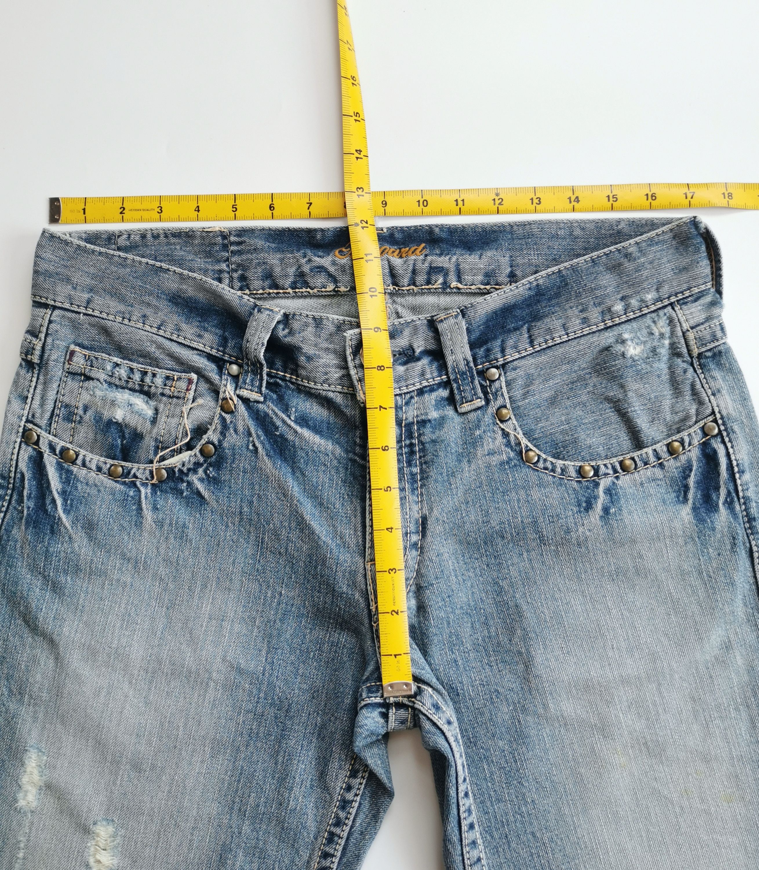 Tornado Mart Flare Jeans On Board Rusty Clawmark Boot Cut Denim Size US 34 / EU 50 - 5 Thumbnail