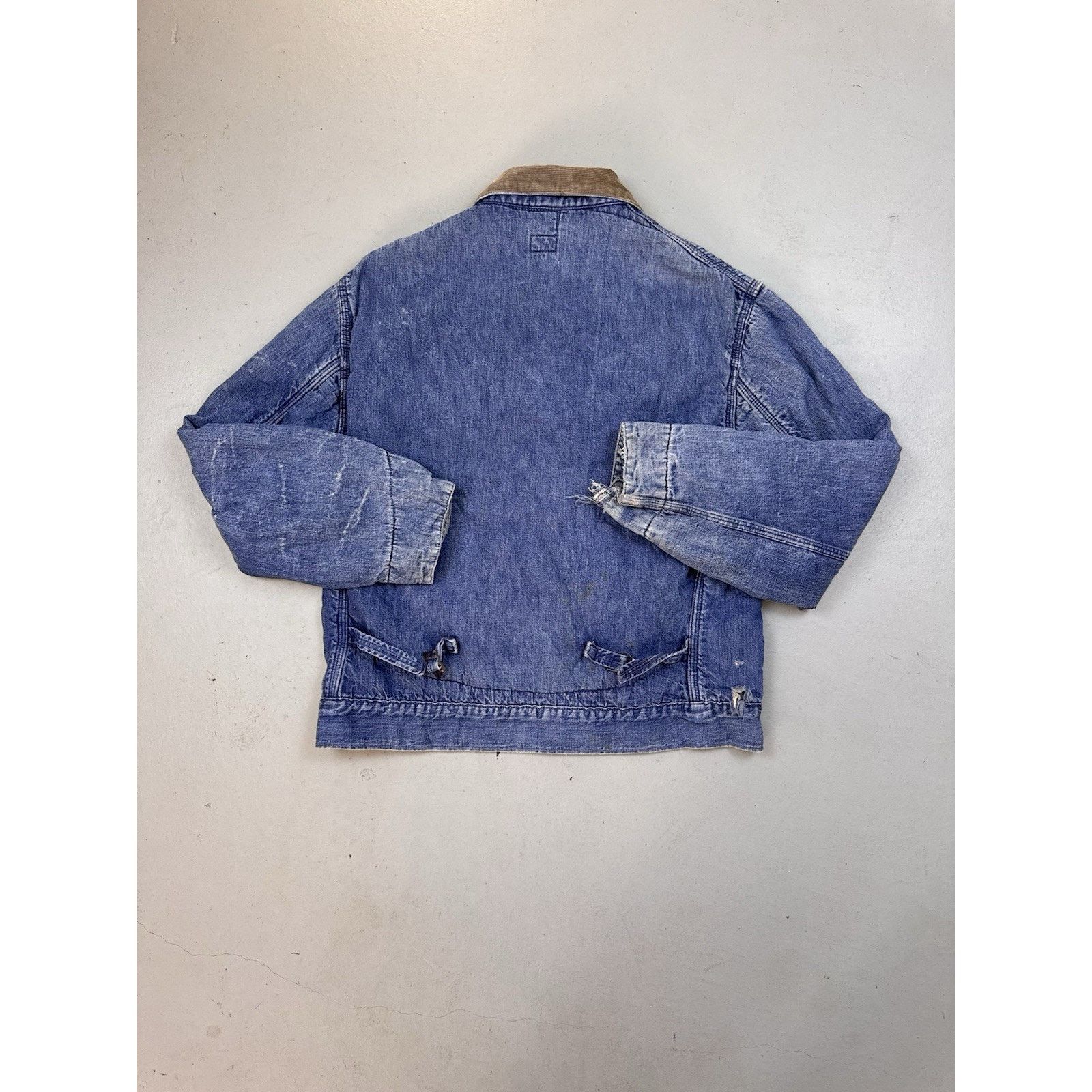 1950's Hercules Denim Blanket Lined Workwear Jacket Size L