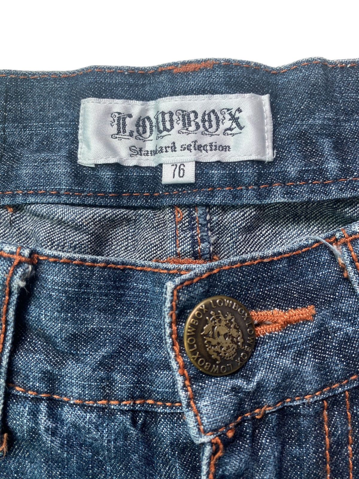 LOWBOX Vintage Lowbox Regular Fit Denim Punk Grunge Style Size US 28 / EU 44 - 7 Thumbnail
