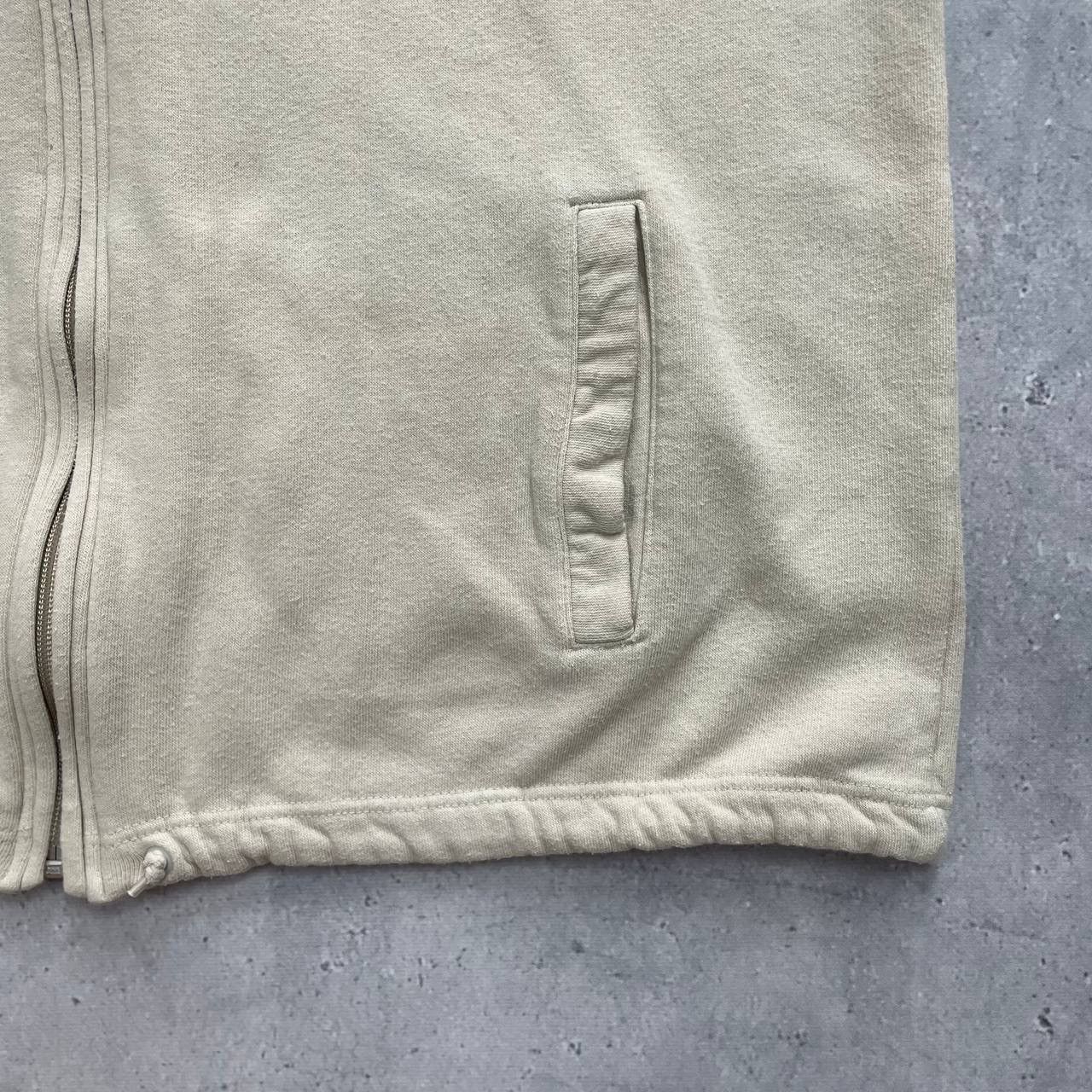 Nike × Vintage Vintage 2000s Nike Full-Zip Sweatshirt Beige Size M Size US M / EU 48-50 / 2 - 11 Thumbnail
