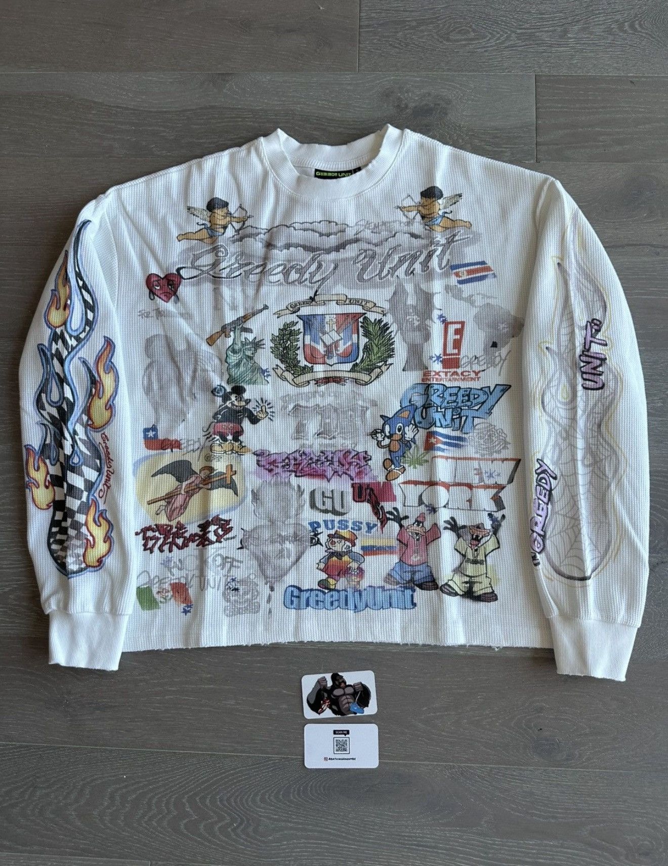Greedy Unit Greedy Unit All Over Print Thermal White Size US L / EU 52-54 / 3 - 2 Thumbnail
