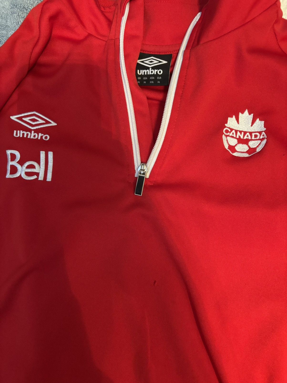 Umbro Canada Umbro Bell training quarter zip Size US L / EU 52-54 / 3 - 1 Thumbnail
