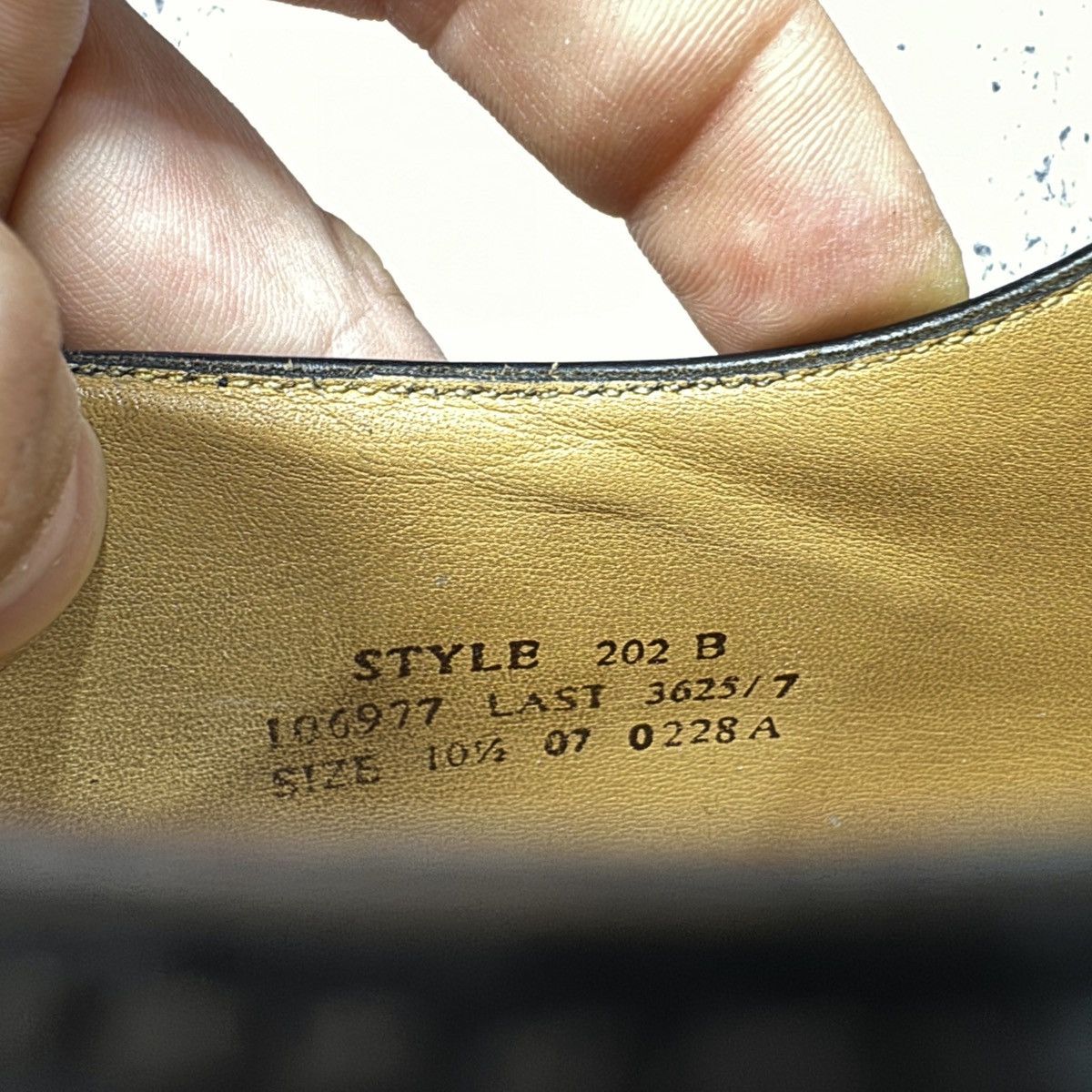 Handmade × Loake Loake 202 B Mens Oxfords Brogues US11.5 UK10.5 EU44.5 29.5cm Size US 11.5 / EU 44-45 - 15 Thumbnail