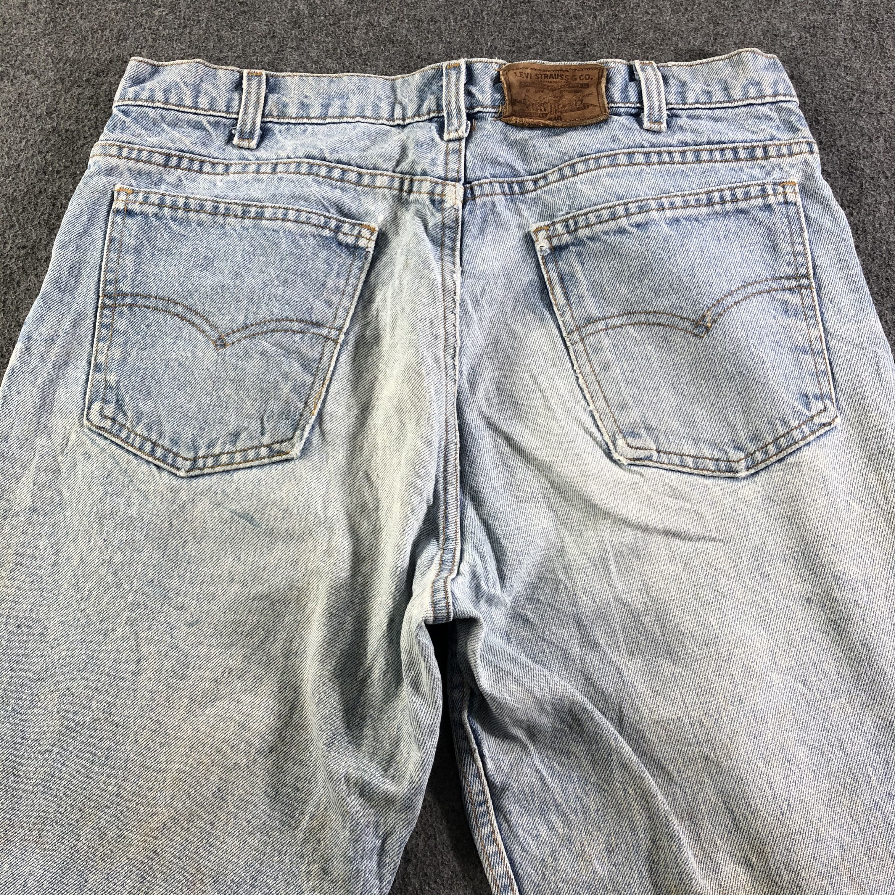 Levi's 90s Vintage Light Wash Levis 540 Jeans-J3018 Size US 34 / EU 50 - 4 Thumbnail