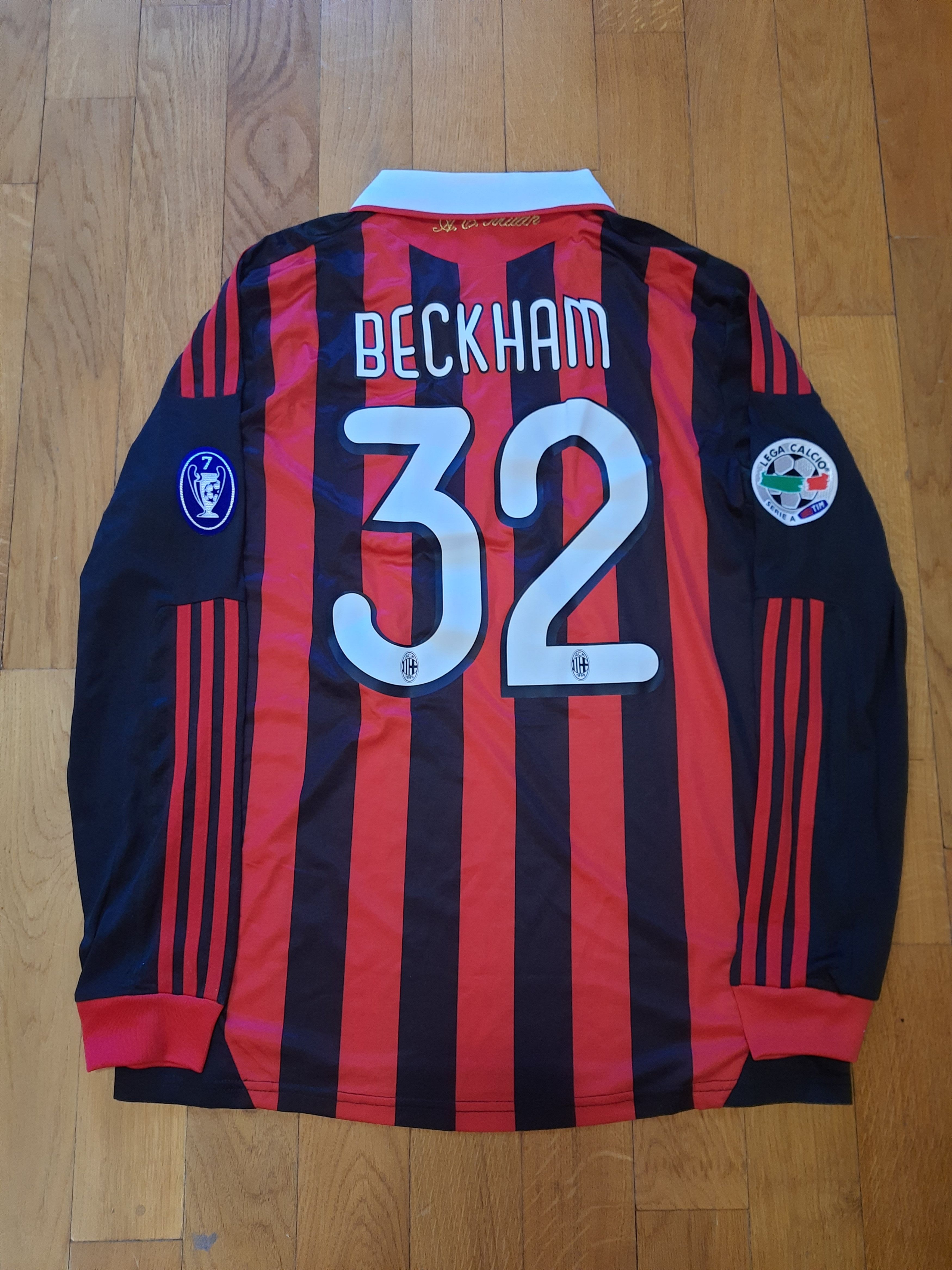 Other Backham Milan Soccer Football Adidas Size US L / EU 52-54 / 3 - 1 Thumbnail