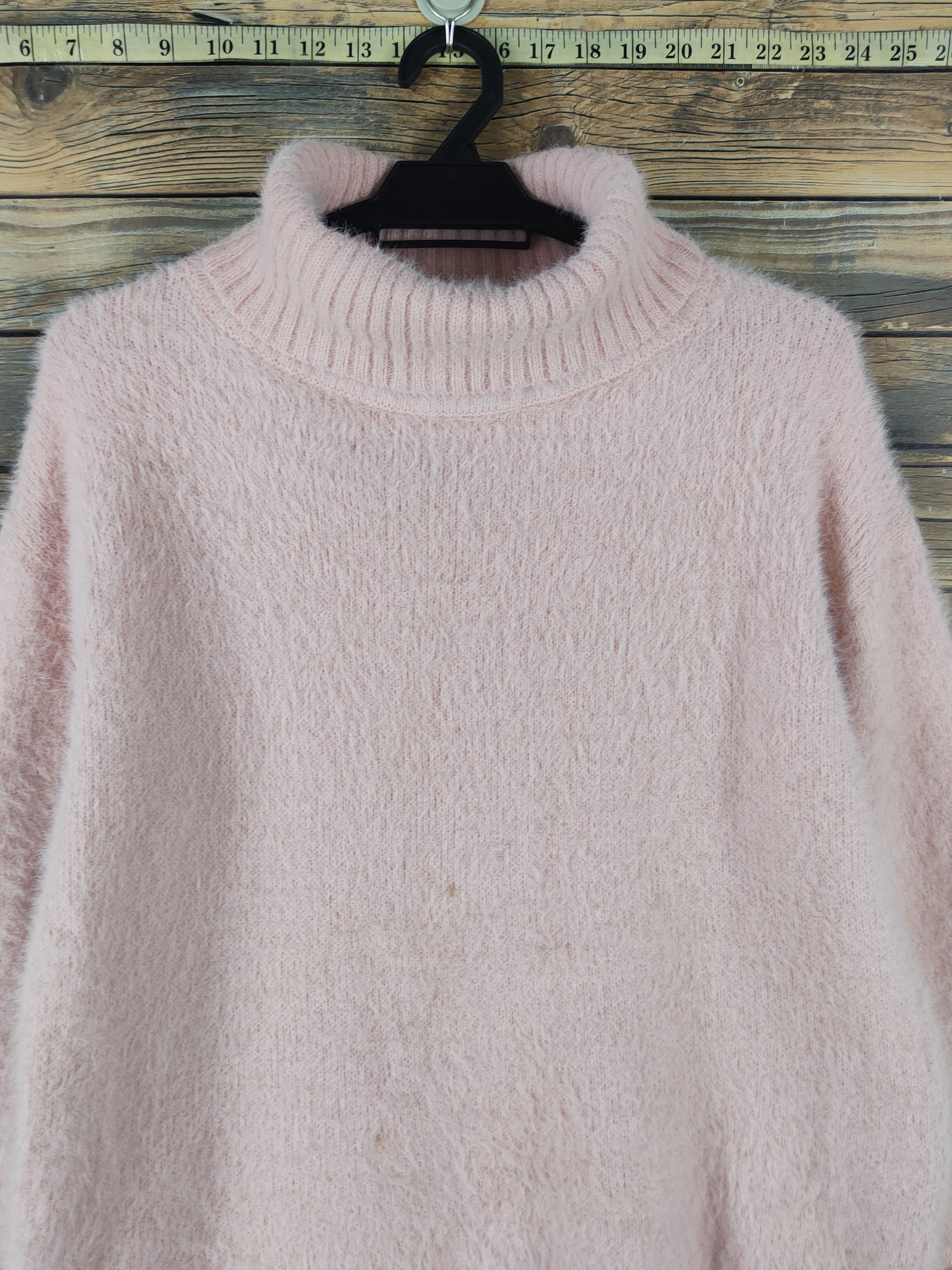Japanese Brand L'eccove Peach Shag Shaggy Fur Mohair Knitwear #W1634 Size M / US 6-8 / IT 42-44 - 2 Thumbnail