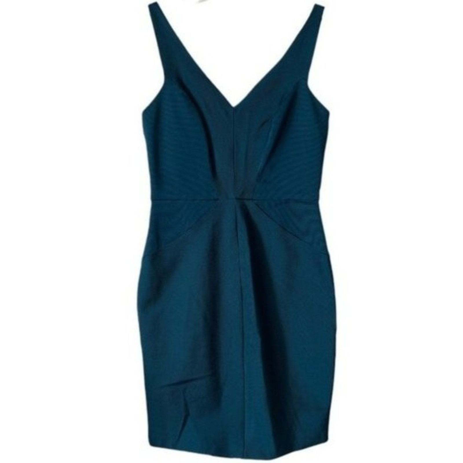 MONIQUE LHUILLIER V-Neck Mini Dress w/ Tags Size: M/US8