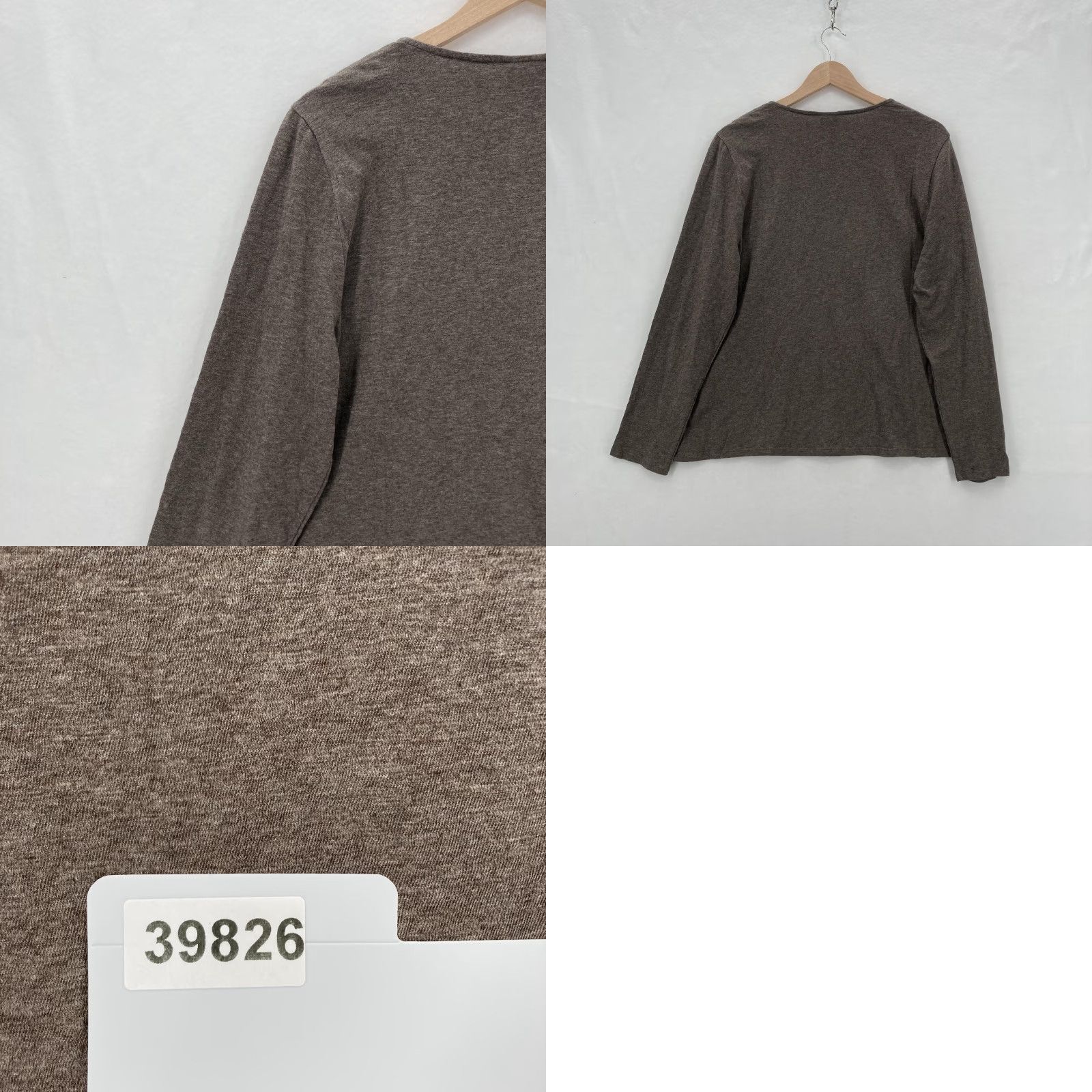 Vintage Chico's Sweater Womens 2 Taupe Heather Embellished Scoop Neck Long Sleeve Holiday Pullover Knit Sequin Embroidered Size XL / US 12-14 / IT 48-50 - 9 Thumbnail
