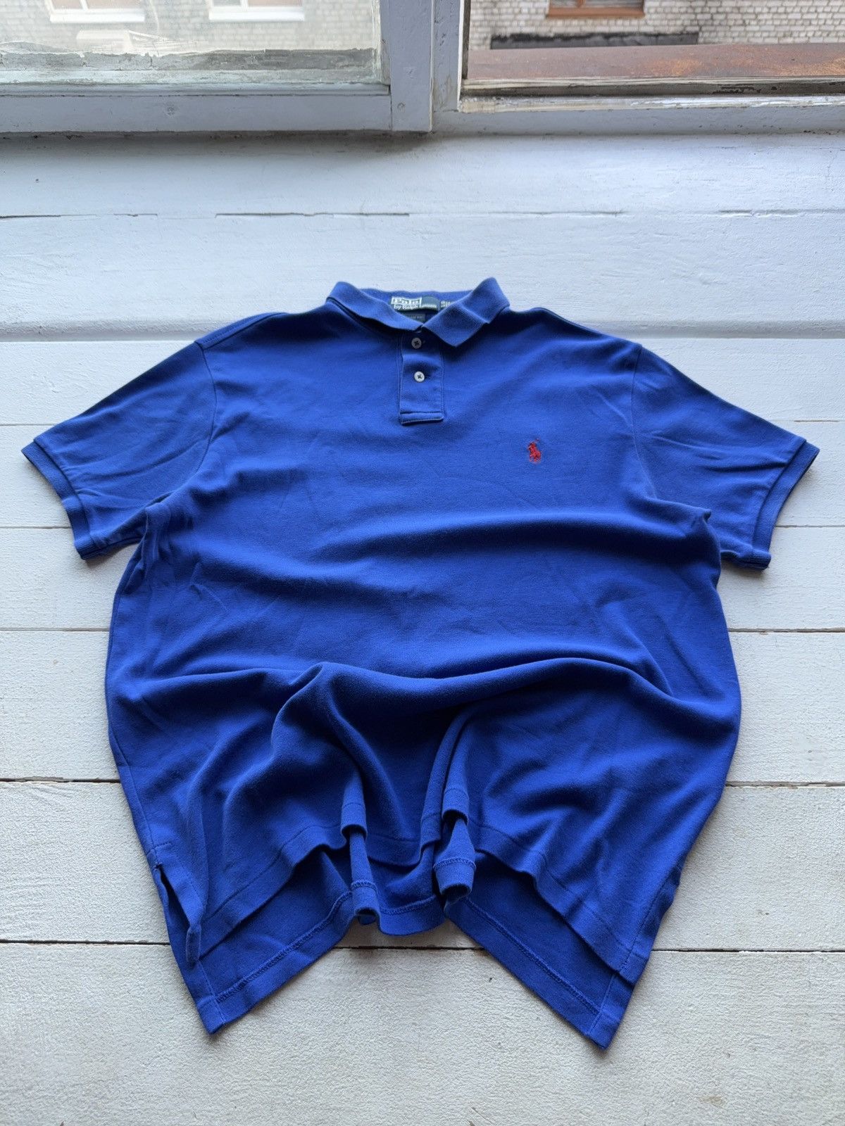 Polo Ralph Lauren Vintage 90s Retro Polo Ralph Lauren Basic Logo Polos Y2K Size US L / EU 52-54 / 3 - 1 Thumbnail