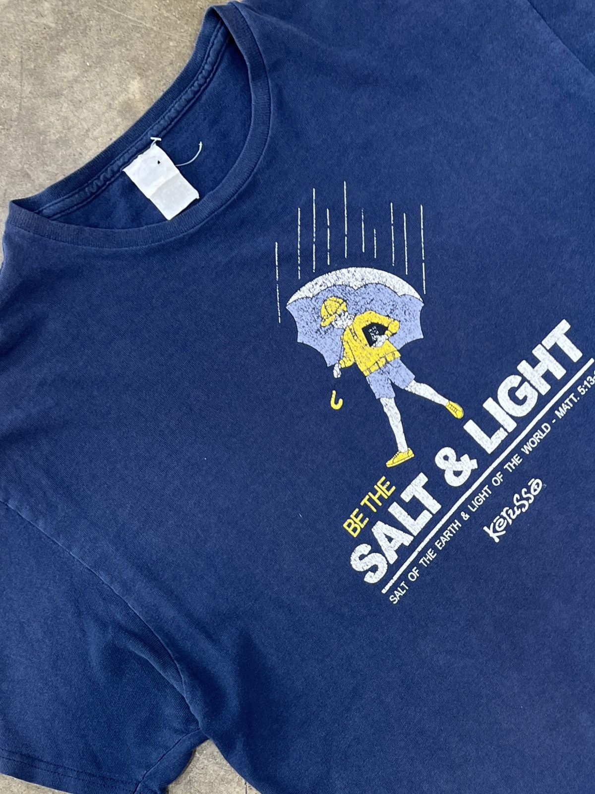Vintage Vintage Religious Salt & Light Kerusso Jesus Morton Tee XL Size US XL / EU 56 / 4 - 1 Thumbnail