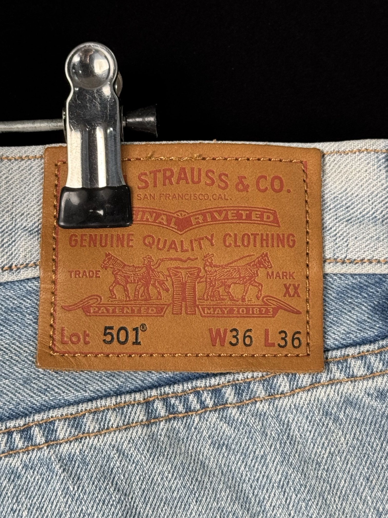 Levi's Levis 501 distressed jean Size US 36 / EU 52 - 8 Thumbnail