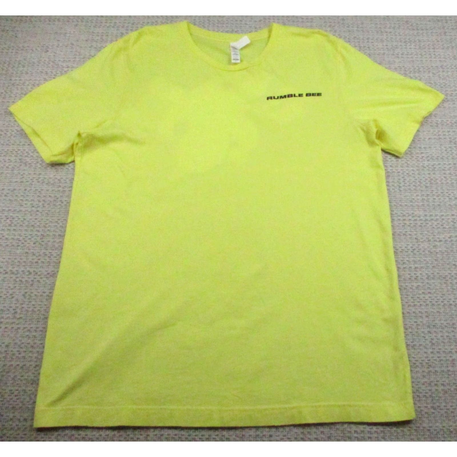 Vintage Rumble Bee Shirt Mens Large Yellow Graphic Bee Tee Bella Canvas Size US L / EU 52-54 / 3 - 3 Thumbnail