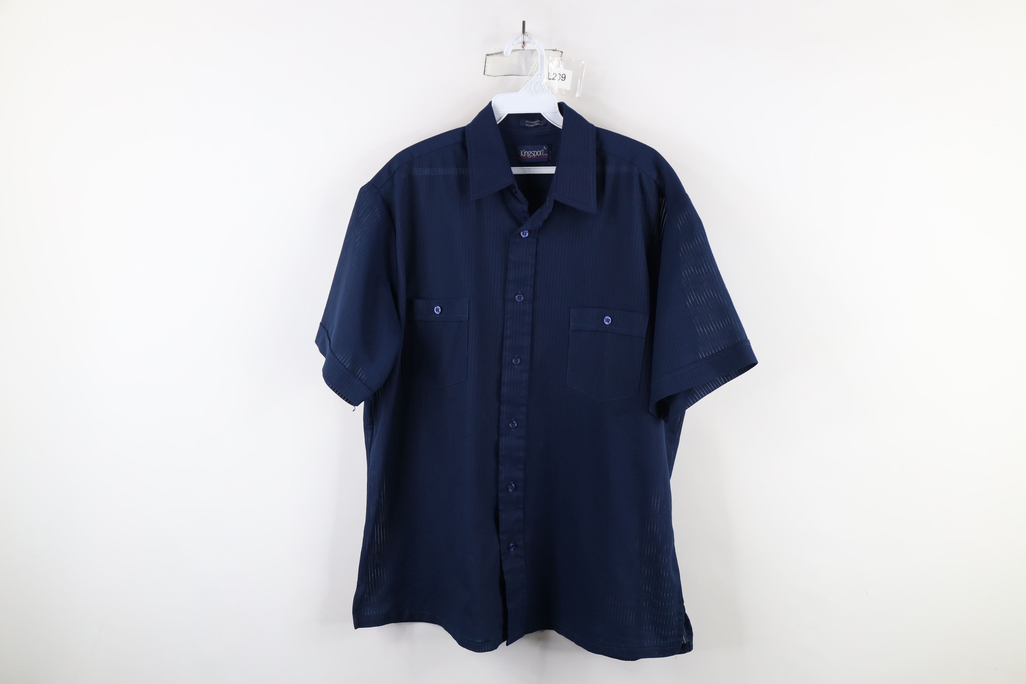 Vintage Vintage 70s Streetwear Short Sleeve Collared Button Shirt Size US L / EU 52-54 / 3 - 1 Thumbnail