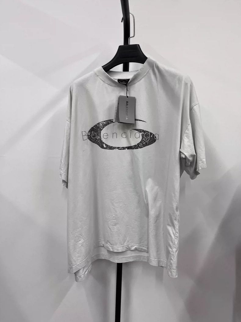 Balenciaga Balenciaga SS25 Logo Crew Neck Short Sleeve T-Shirt 2504-Ne Size US S / EU 44-46 / 1 - 1 Thumbnail