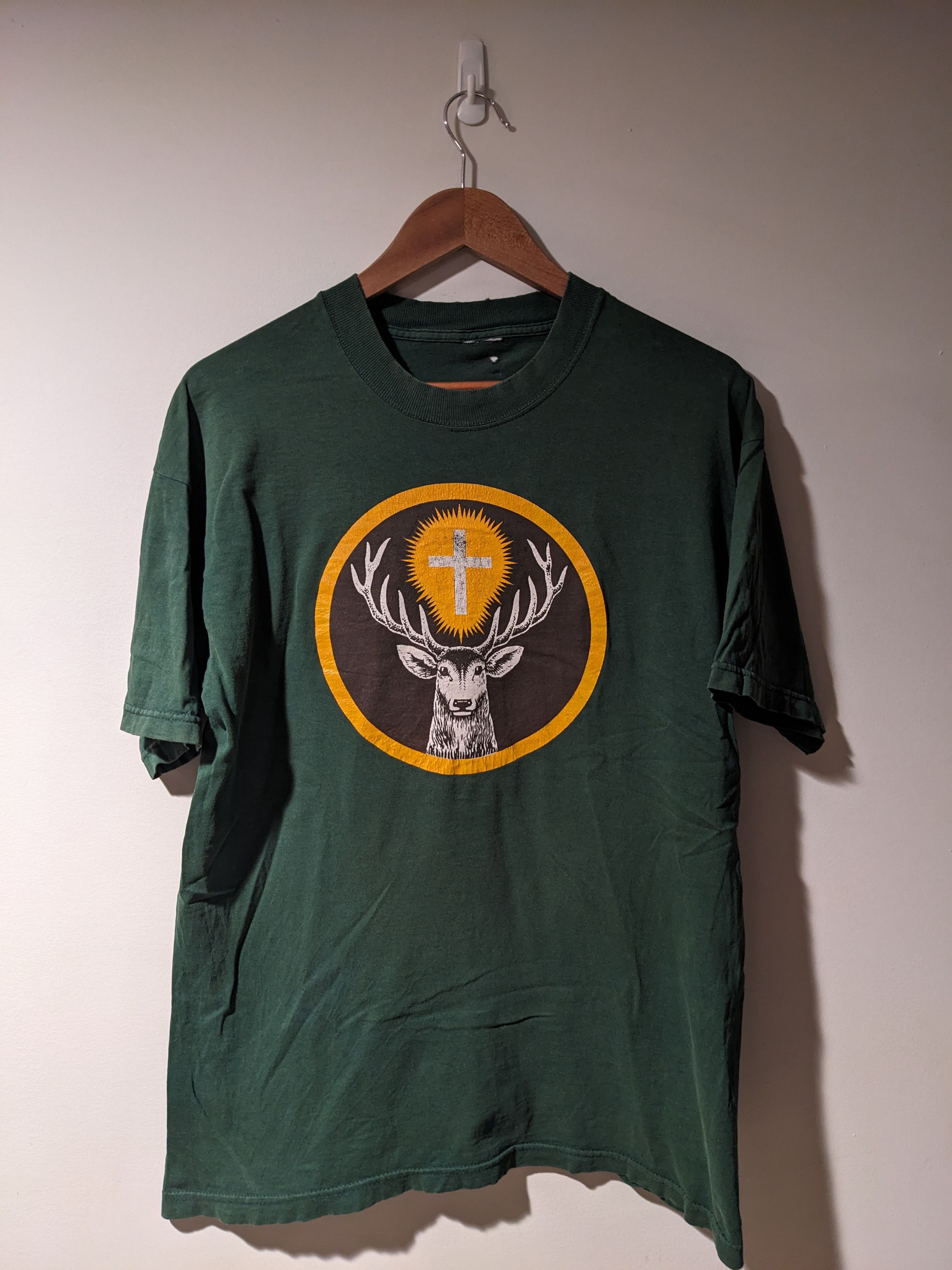 Other Vintage Y2K Deer Animal Nature Religion Jesus Medium T-Shirt Size US M / EU 48-50 / 2 - 1 Thumbnail