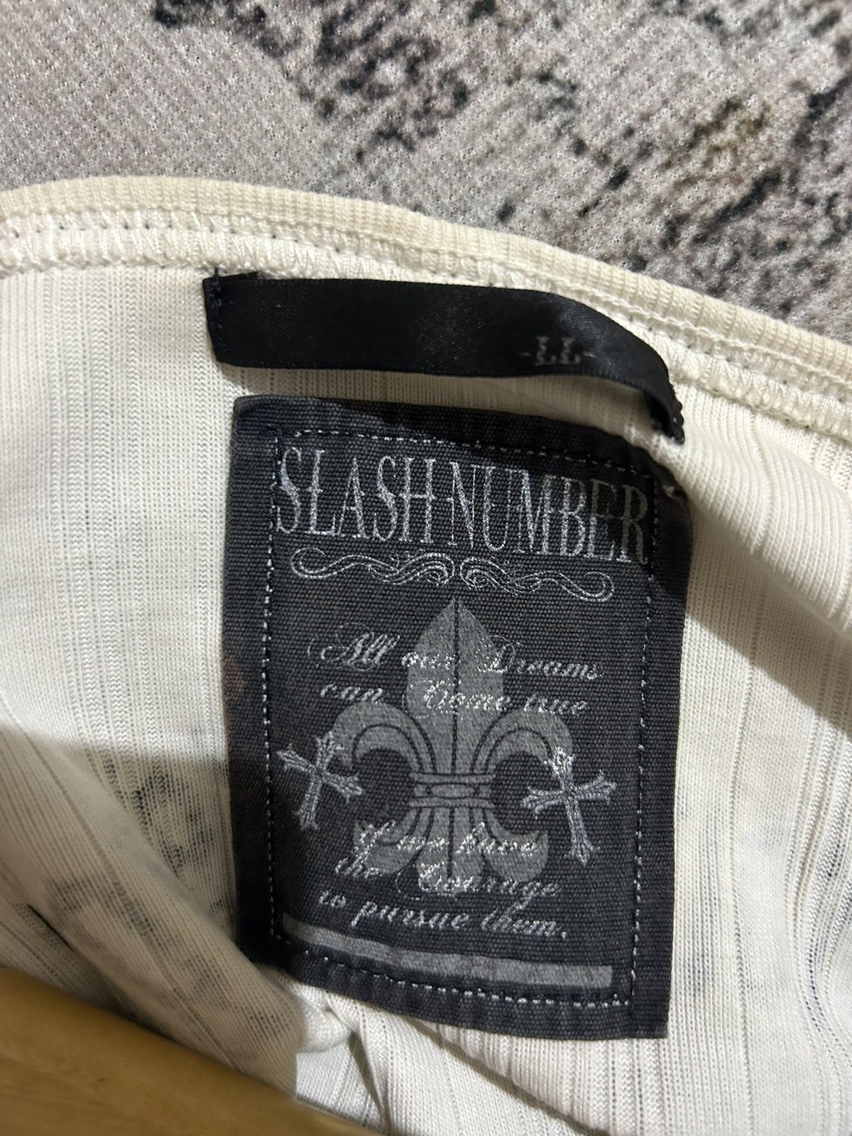 If Six Was Nine × In The Attic Urban-Slash Number Double Layer Poem Long sleeve Size US L / EU 52-54 / 3 - 4 Thumbnail