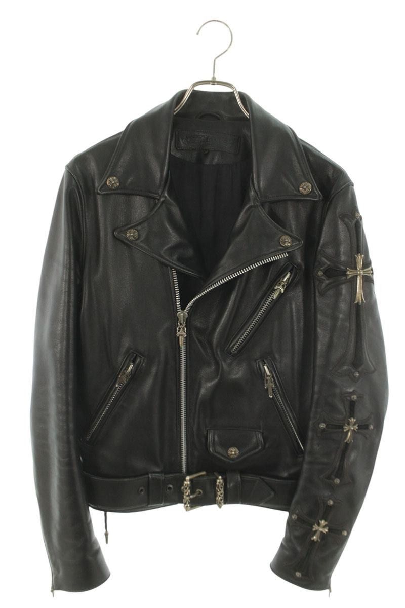 Chrome Hearts JJ Dean Leather Biker Jacket | Grailed
