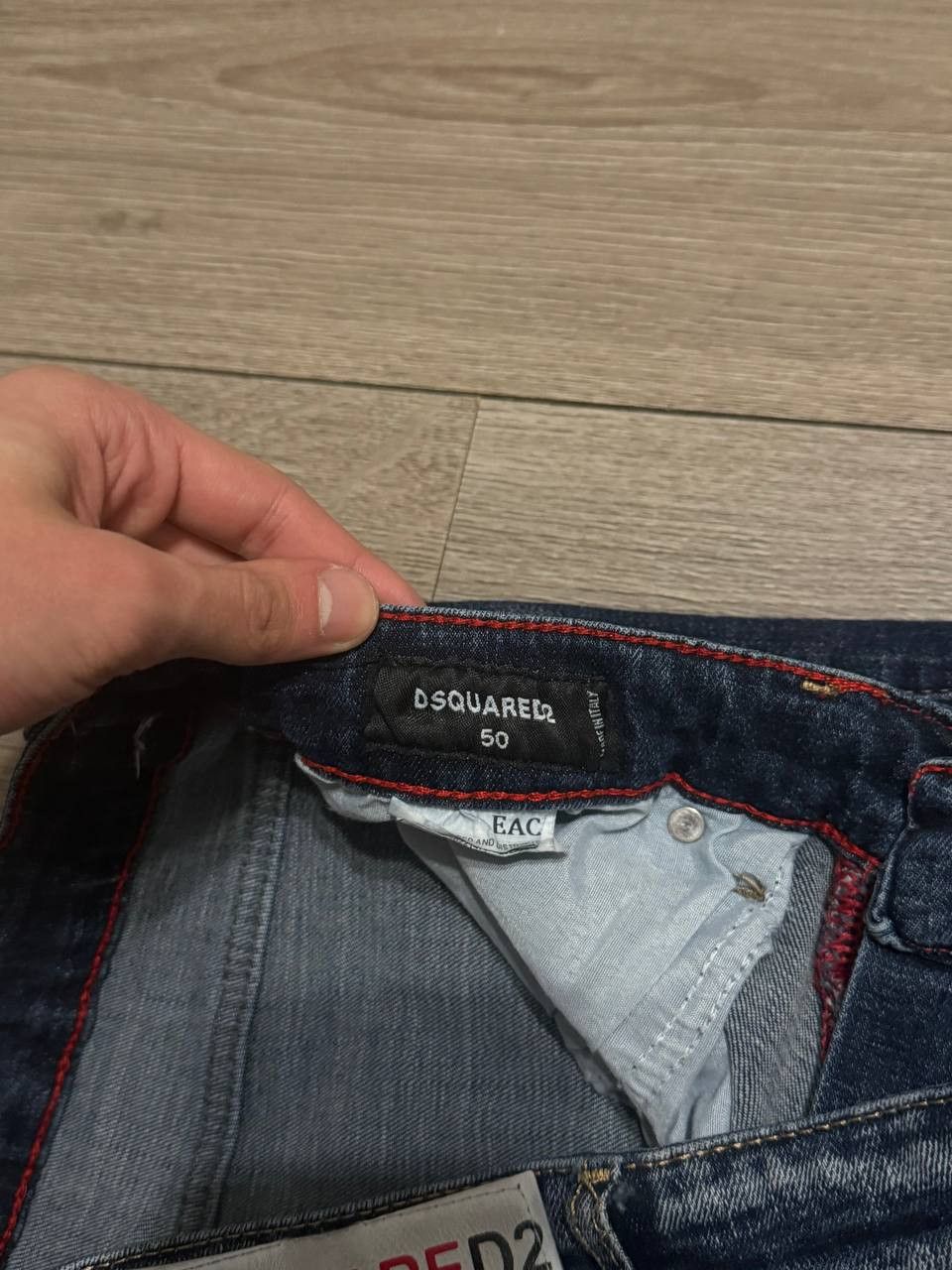Dsquared2 dsquared2 jeans men 50 regular blue faded Size US 34 / EU 50 - 6 Thumbnail