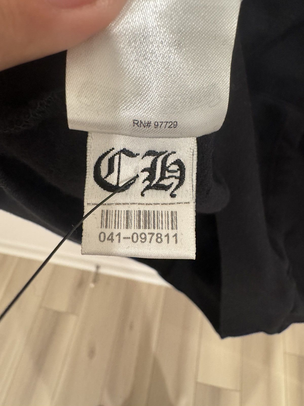 Chrome Hearts Chrome Hearts Vertical logo blue Size US L / EU 52-54 / 3 - 7 Thumbnail