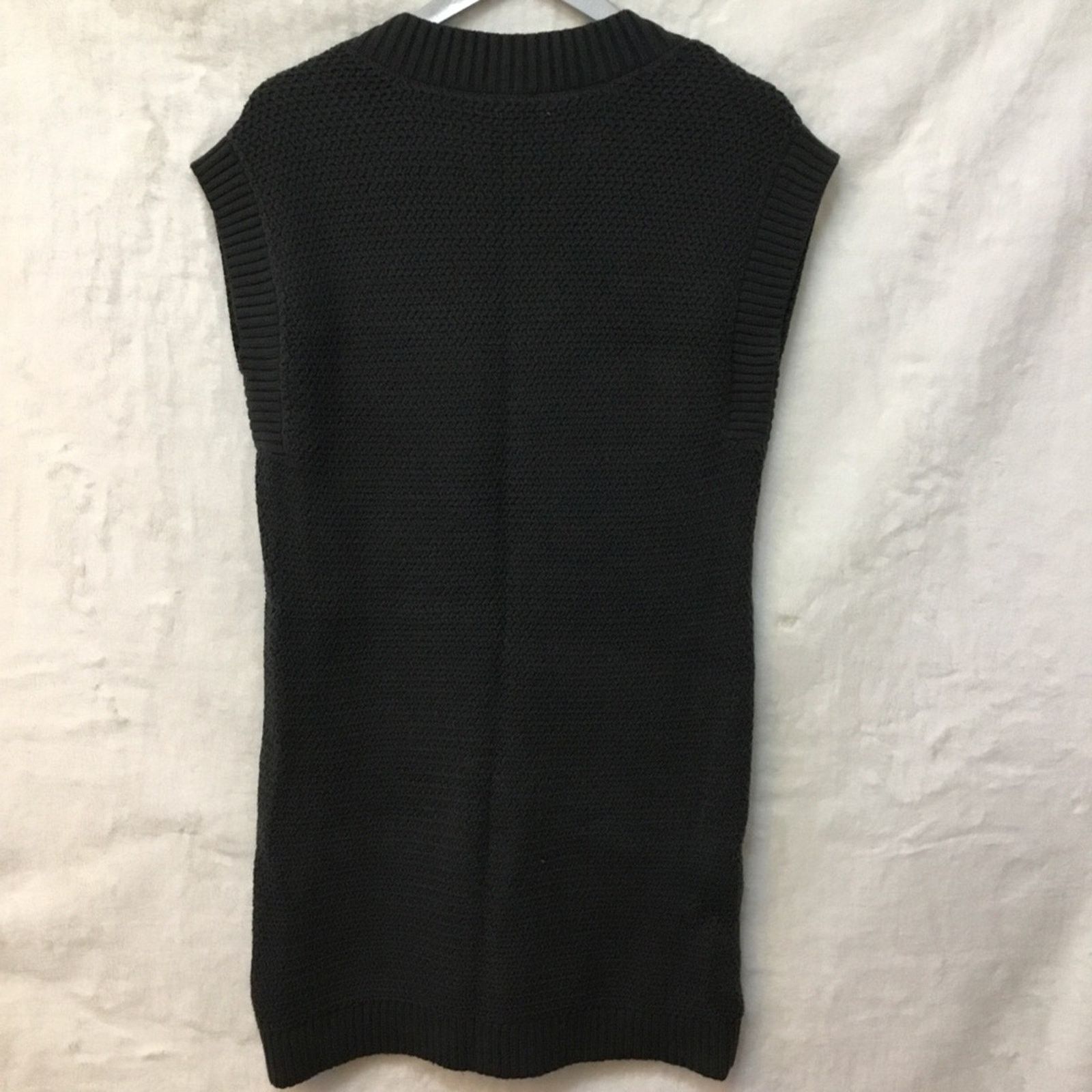 Other UpWest Dark Gray V-Neck Sweater Dress Size M / US 6-8 / IT 42-44 - 8 Thumbnail