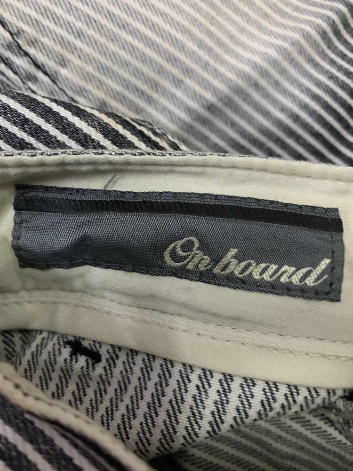 Vintage Japanese On Board Hickory Stripe Cargo Pant
