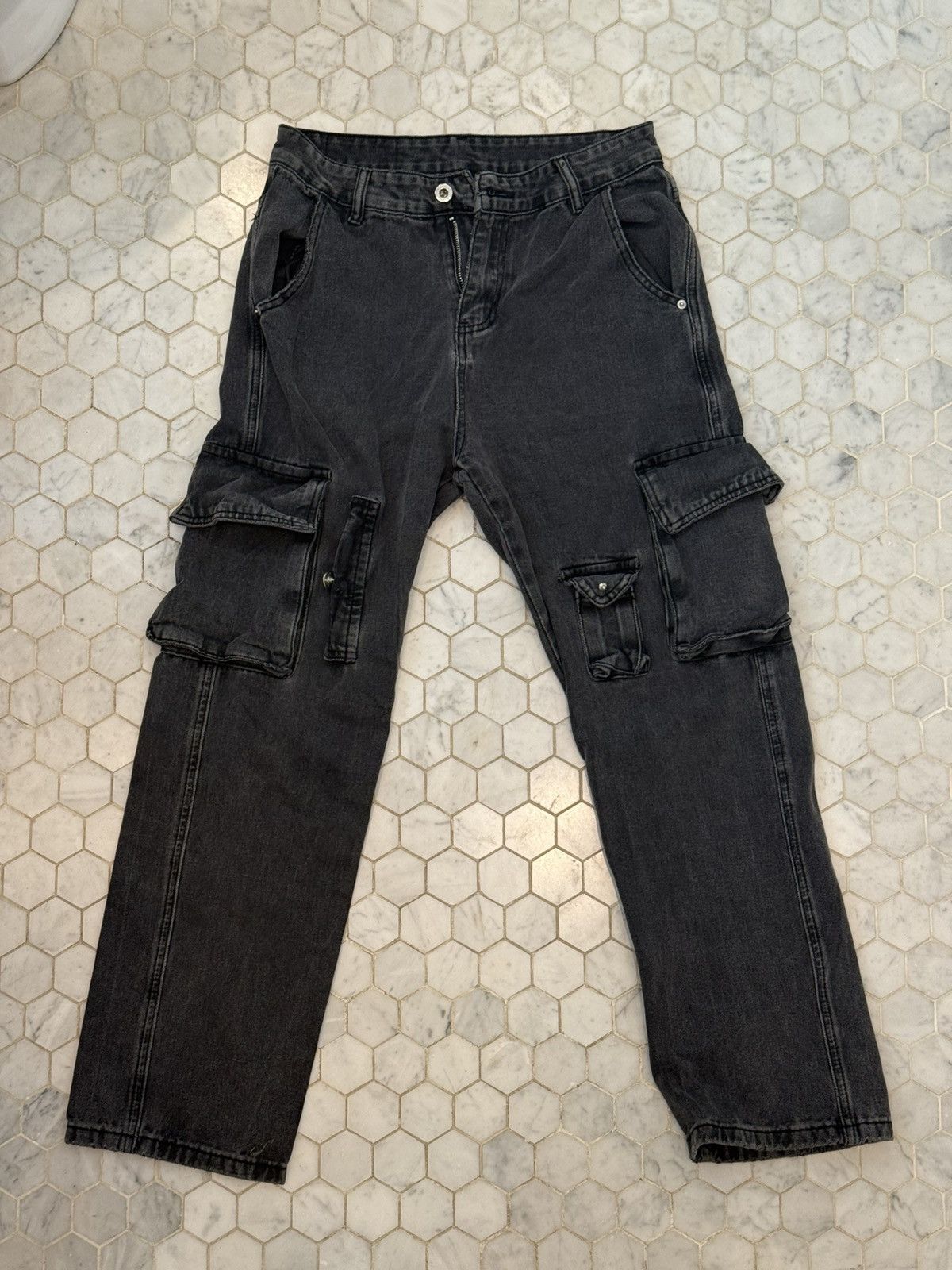 Other ‘D: + JEANS’ Double Cargo Unmarked Jeans Size US 30 / EU 46 - 1 Thumbnail