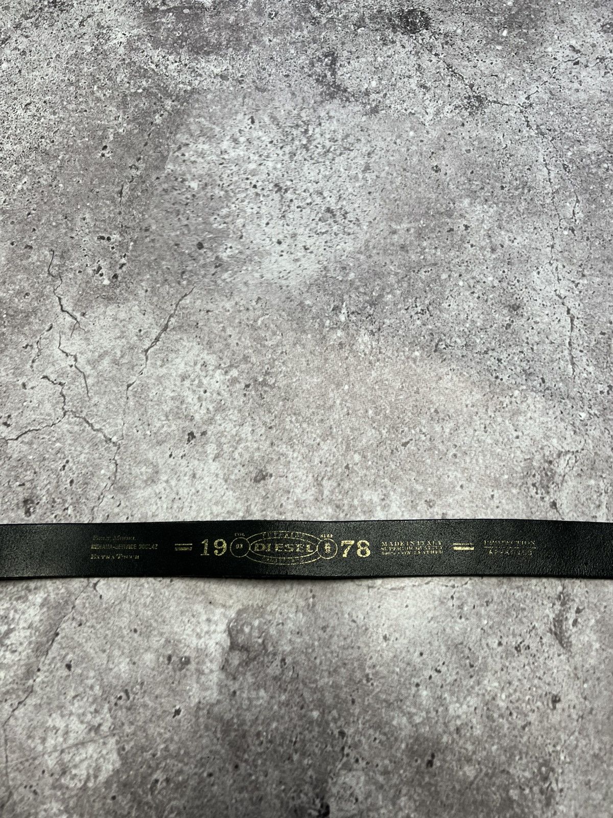 Diesel Vintage Diesel Leather Belt Monogram Big Logo Japanesse Y2K Size ONE SIZE - 12 Thumbnail