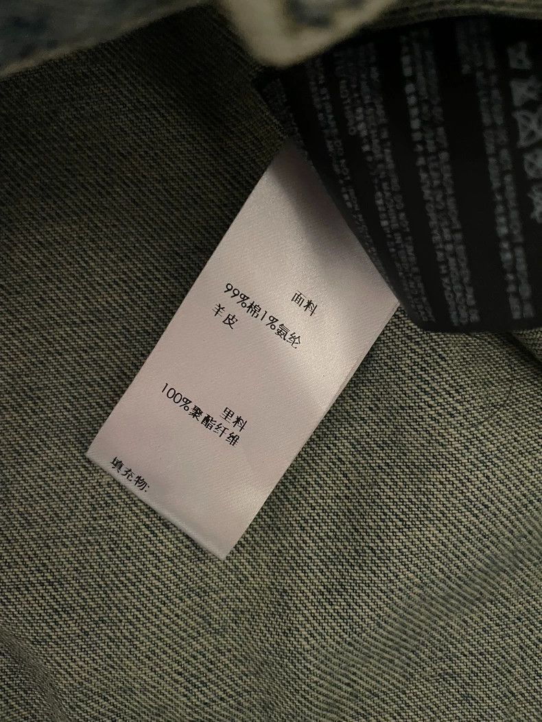 Saint Laurent Paris Saint Laurent Paris Leather sleeve denim jacket-2506 Size US S / EU 44-46 / 1 - 5 Thumbnail