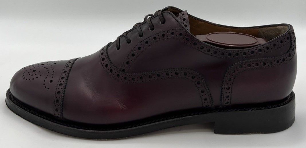 Brooks Brothers Brooks Brothers Golden Fleece Burgundy Leather Oxfords 8D Size US 8 / EU 41 - 7 Thumbnail