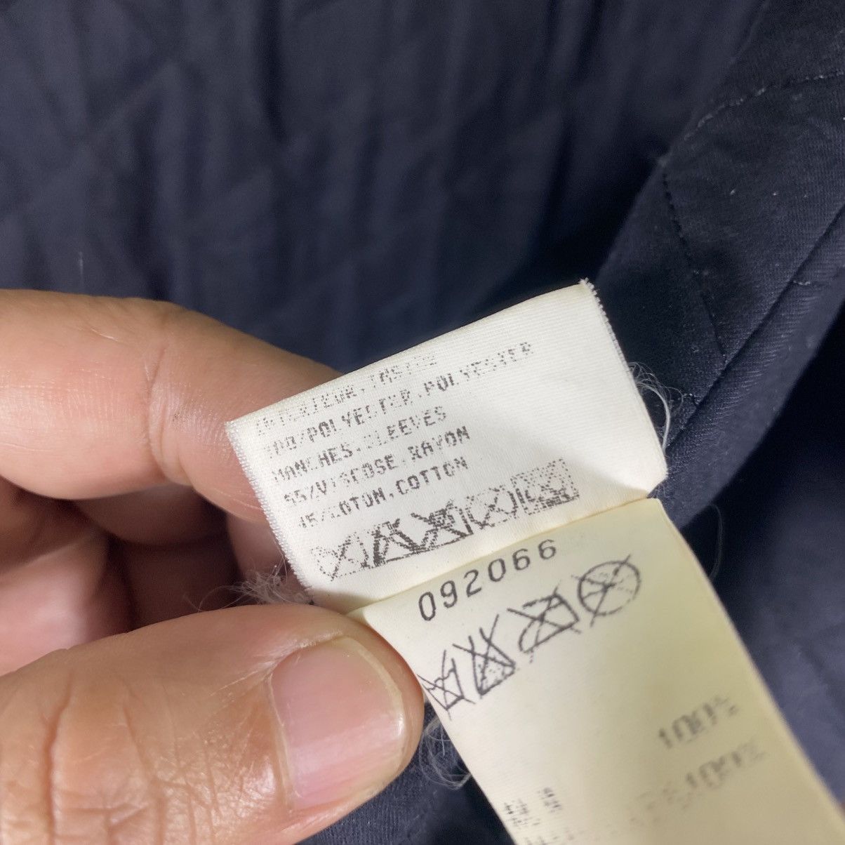 agnes b. Vintage Agnes B Homme Paris Double Breasted Wexed Jacket Size US M / EU 48-50 / 2 - 9 Thumbnail