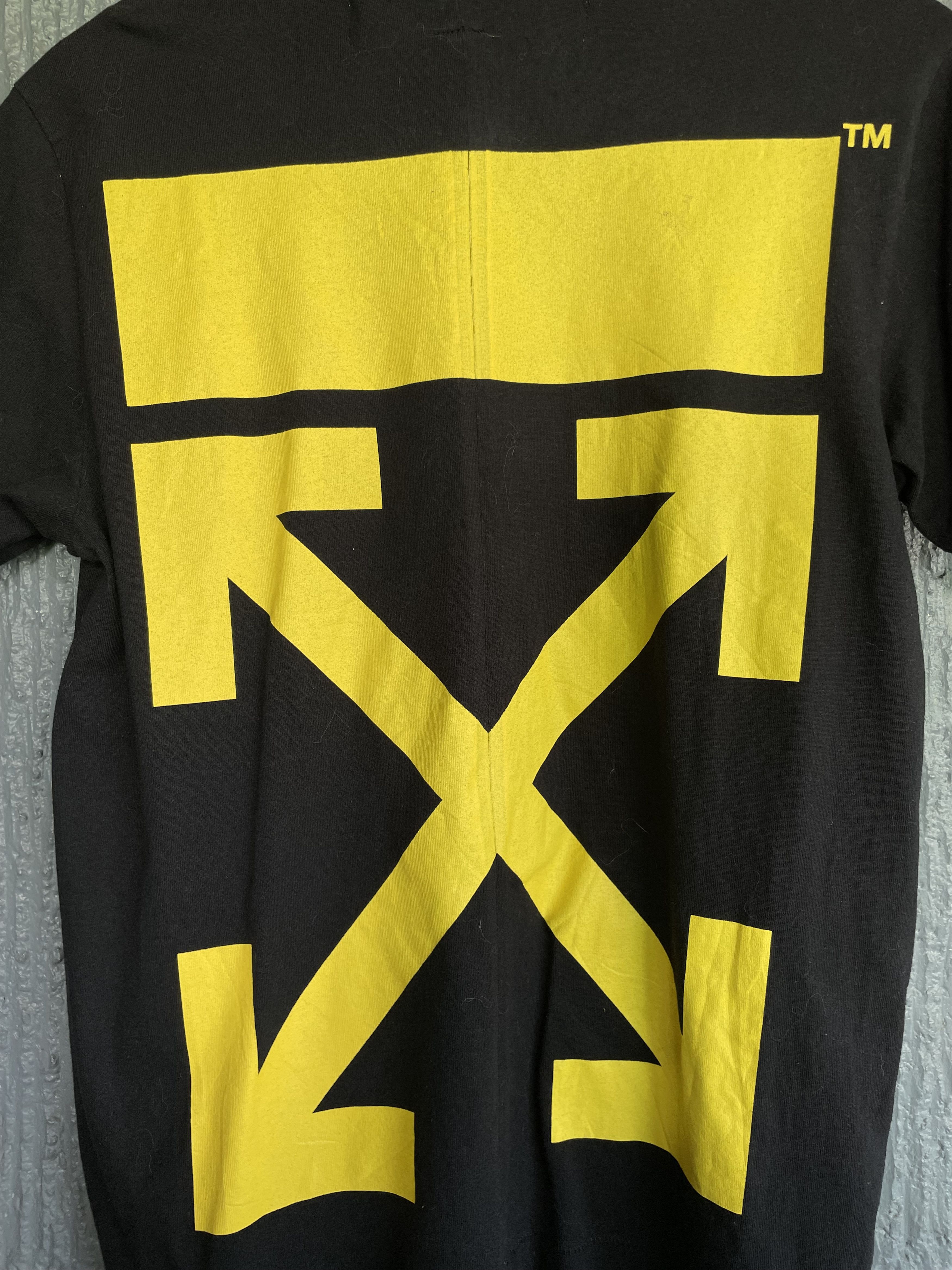 Off-White × Virgil Abloh OFF-WHITE MOTO SPLICED TEE Size US XS / EU 42 / 0 - 6 Thumbnail