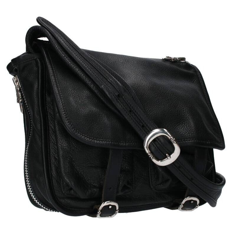 Pre-owned Chrome Hearts Tiny Gunslinger Shoulder Bag In Black