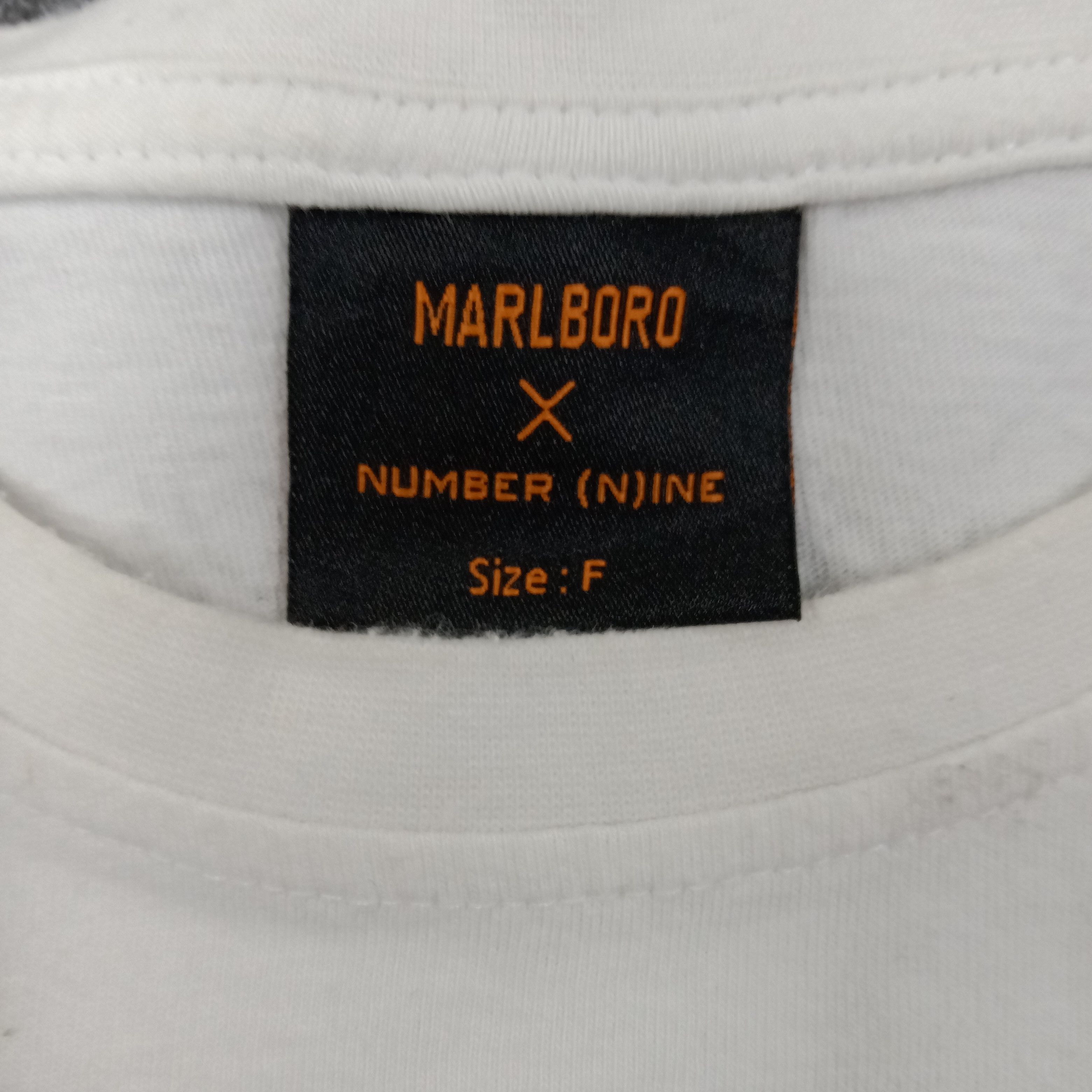 Number (N)ine Number (N)ine X Marlboro Japanese Brand Tshirt C249N78 Size US L / EU 52-54 / 3 - 3 Thumbnail