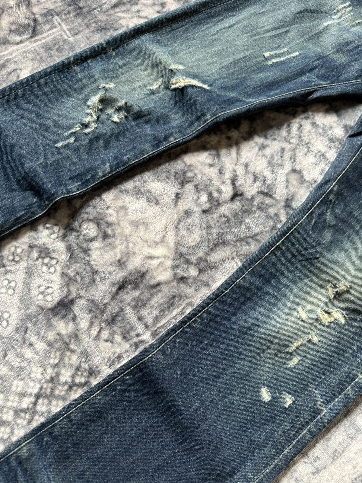 G-Star G Star Raw Distressed Radar Slim Stacked Jeans Size US 28 / EU 44 - 6 Thumbnail