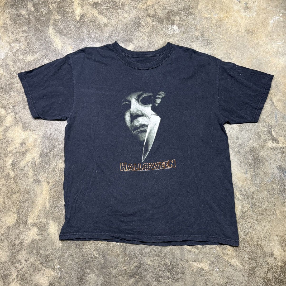 Vintage vintage michael myers halloween movie promo tshirt Size US XL / EU 56 / 4 - 1 Thumbnail