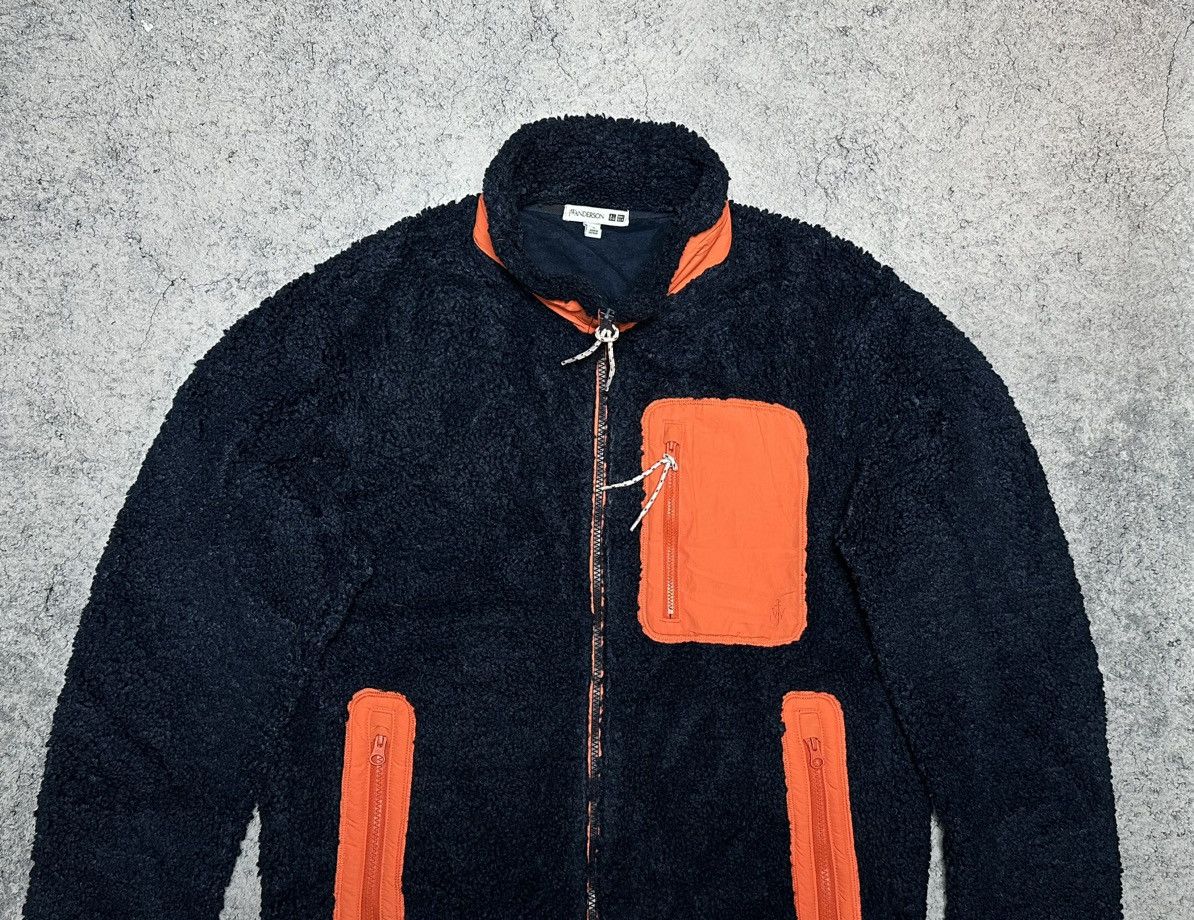 Japanese Brand JW Anderson x Uniqlo Full Zip Deep Pile Fleece Jacket Size US S / EU 44-46 / 1 - 4 Thumbnail