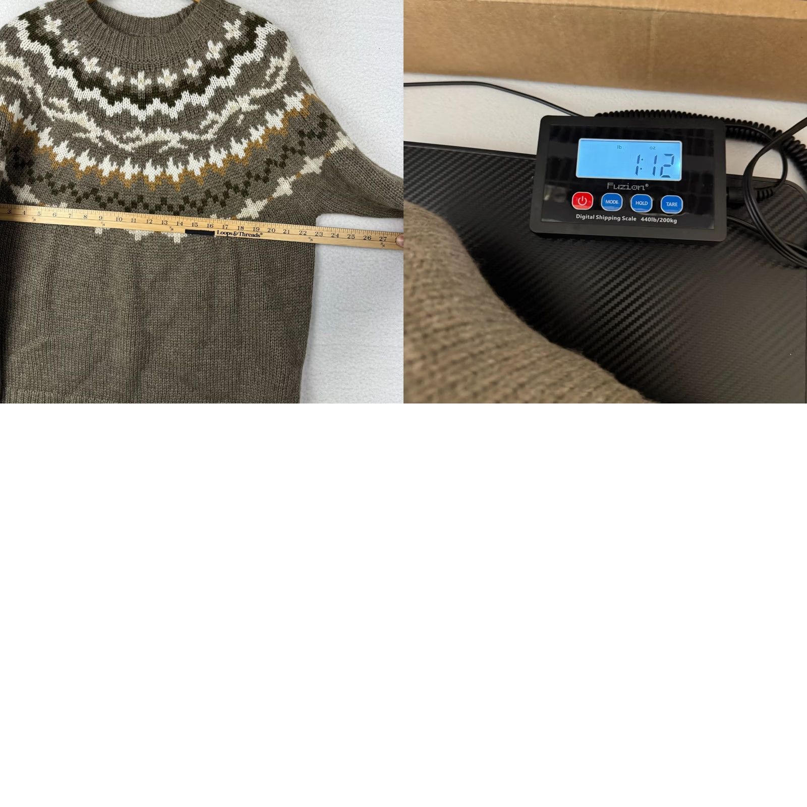 American Eagle Outfitters VINTAGE? No. (Original is new) So: American Eagle Outfitters Sweater Mens L Crew Neck Brown Knit Fair Isle Pullover Knit Winter Fall Casual Size US L / EU 52-54 / 3 - 8 Thumbnail
