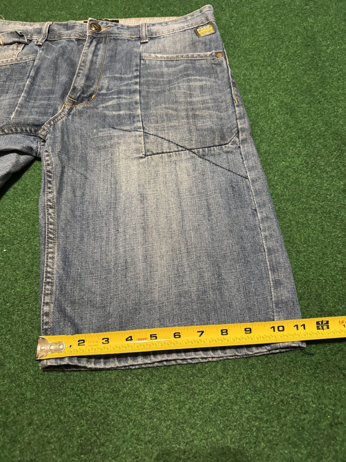Ecko Unltd. Y2K Ecko Unltd Baggy 36 14” Hip Hop Jorts Denim Shorts Size US 36 / EU 52 - 8 Thumbnail
