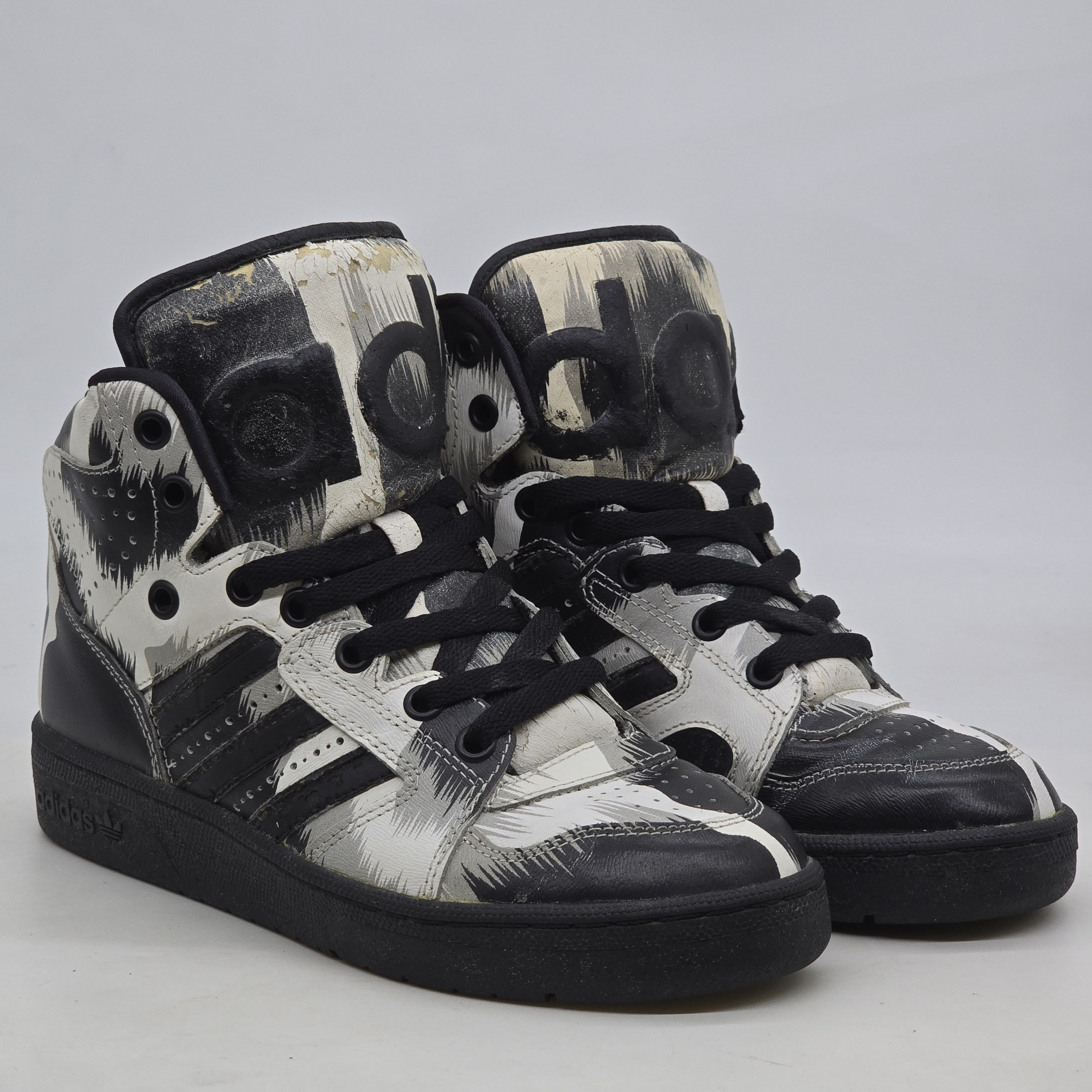Adidas × Jeremy Scott Jermey Scott x Adidas Bones Hightops Yellow